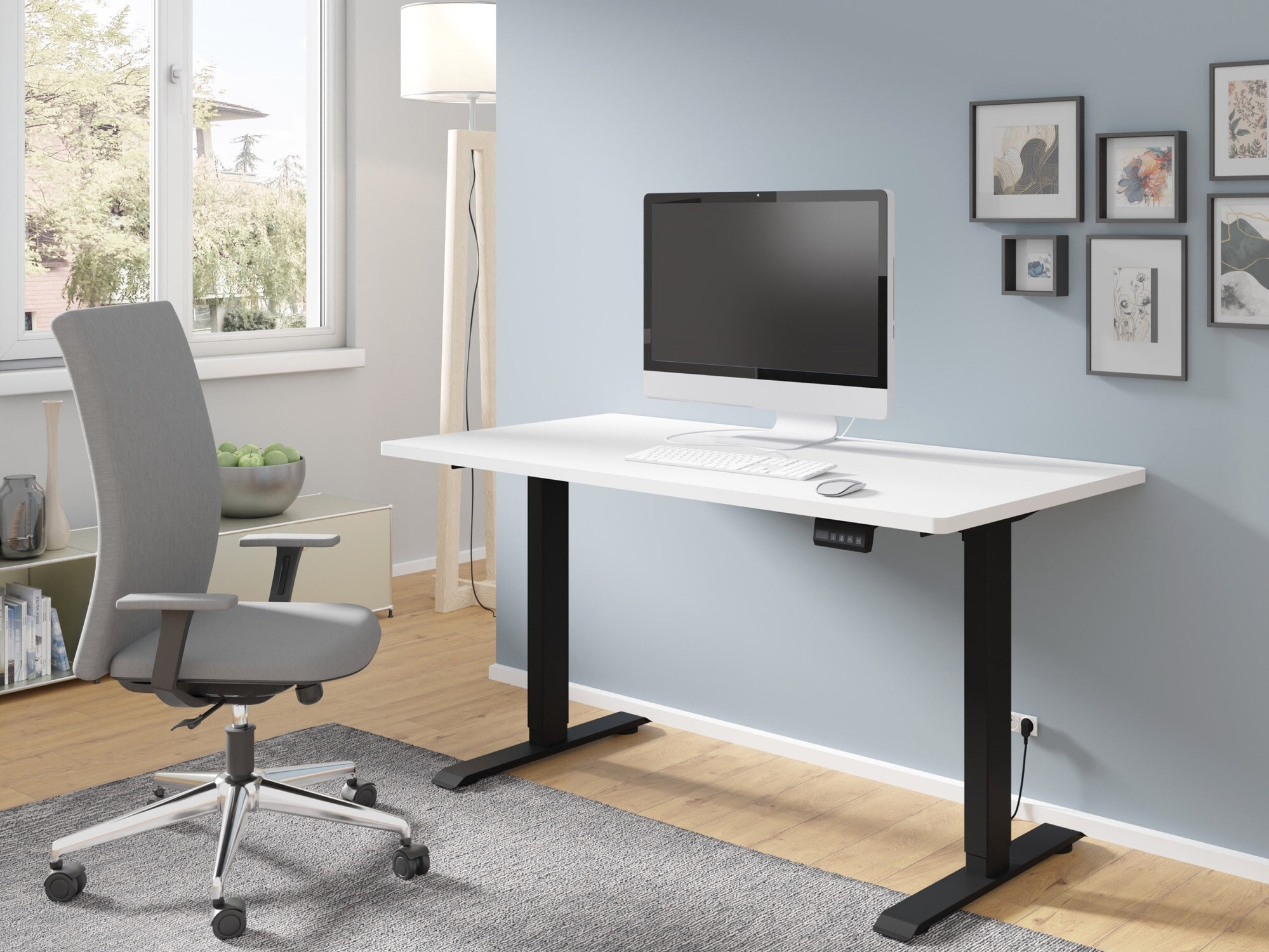 Sto sa podesivom visinom Buffalo 183 (Crno)