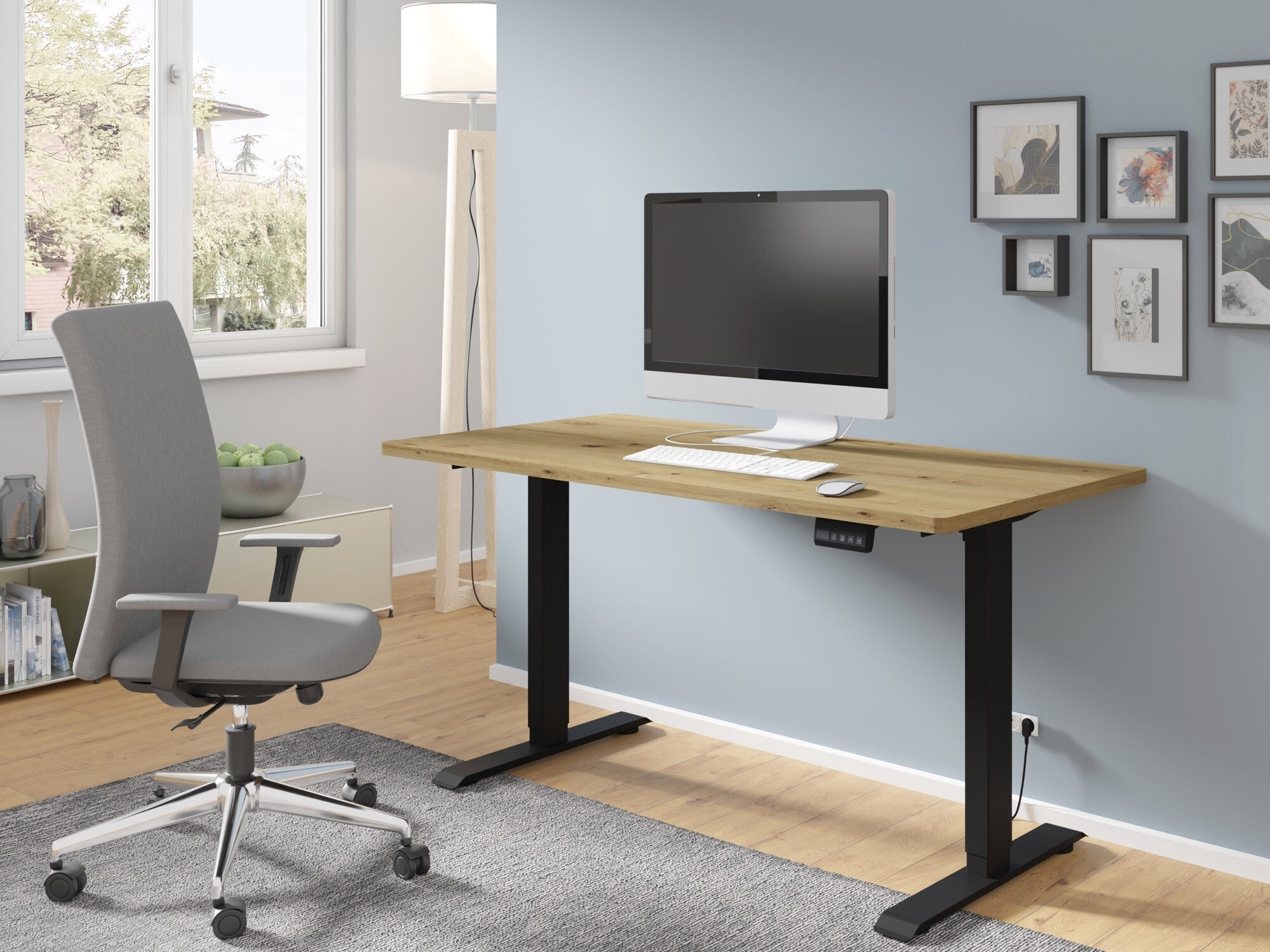 Sto sa podesivom visinom Buffalo 183 (Crno)