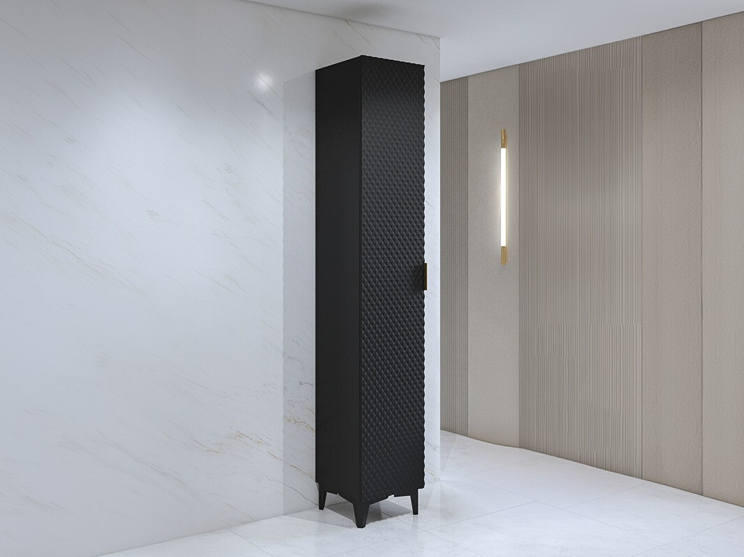 Ormarić za kupatilo Liretu 100 (Crno)