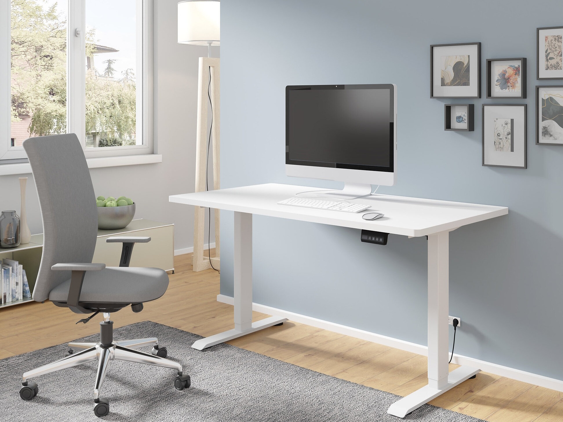 Sto sa podesivom visinom Buffalo 184 (Belo)