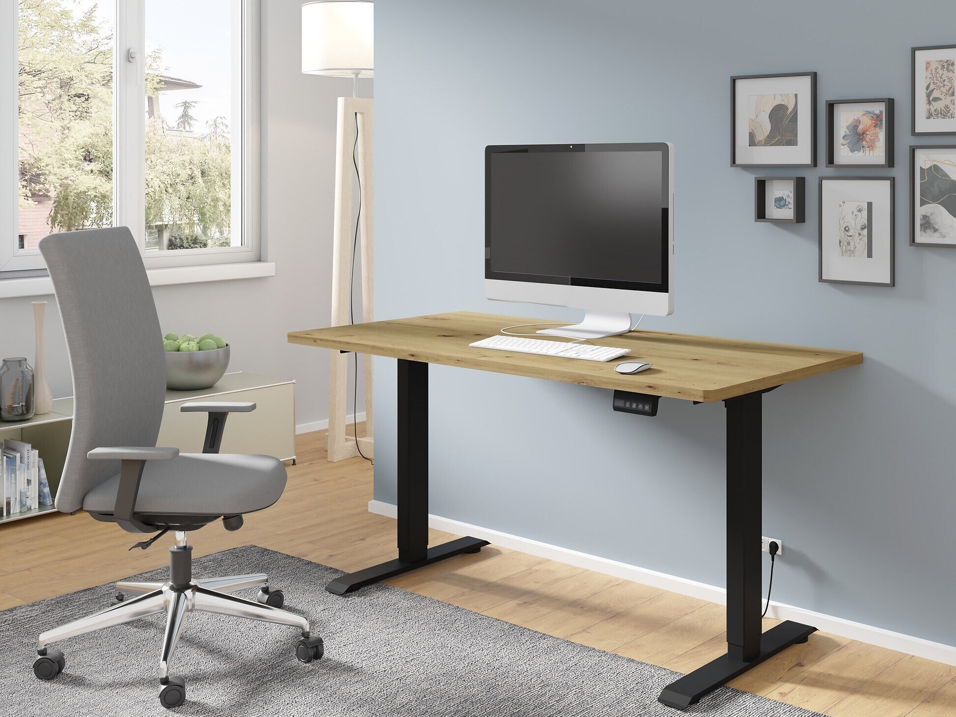 Sto sa podesivom visinom Buffalo 184 (Crno)