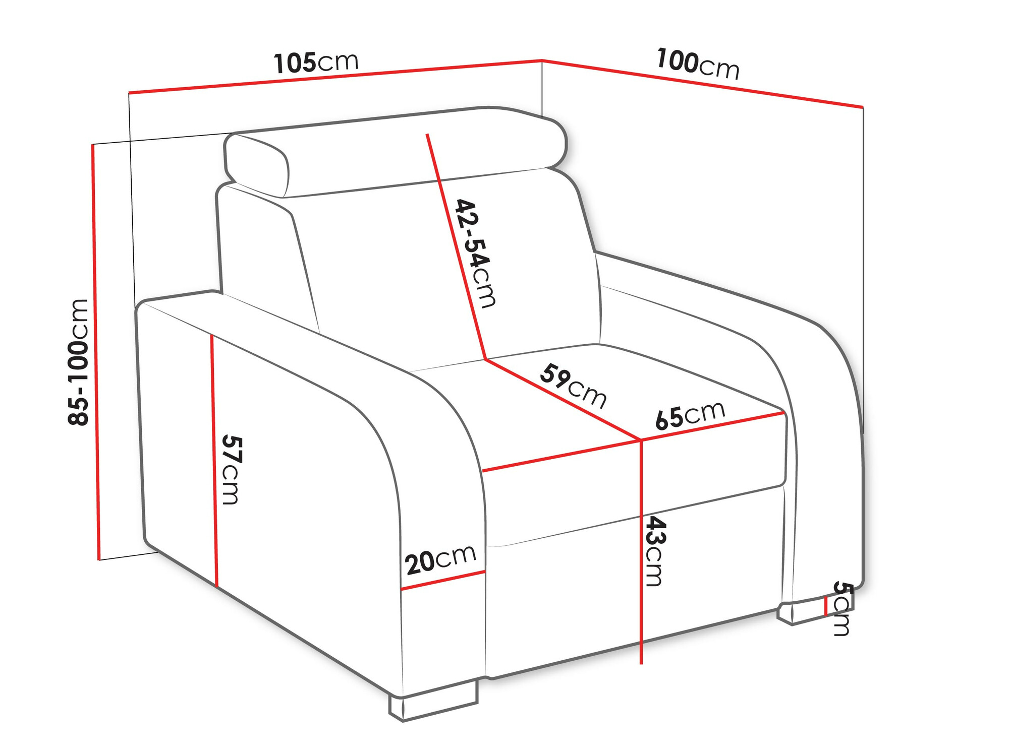 Fotelja Etrcala 104 (Crown 16)