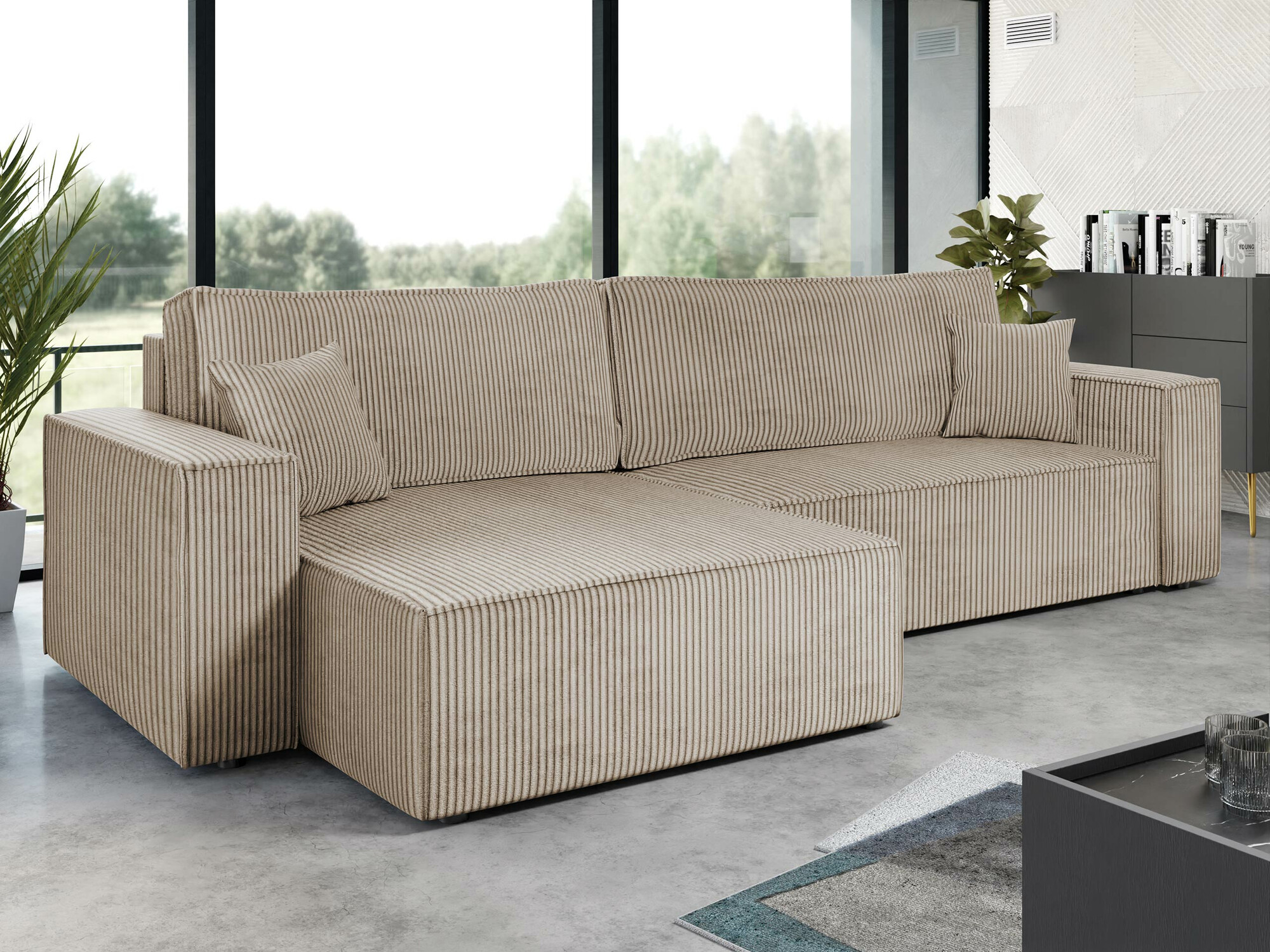 Ugaona sofa Shelton 107 (Poso 02)