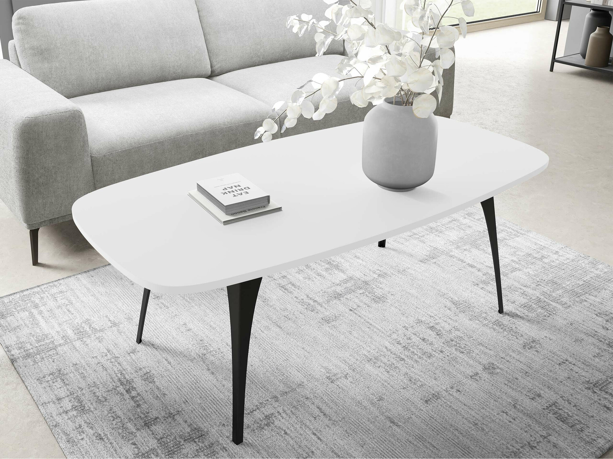 Stočić za kafu Oswego 125 (Belo)