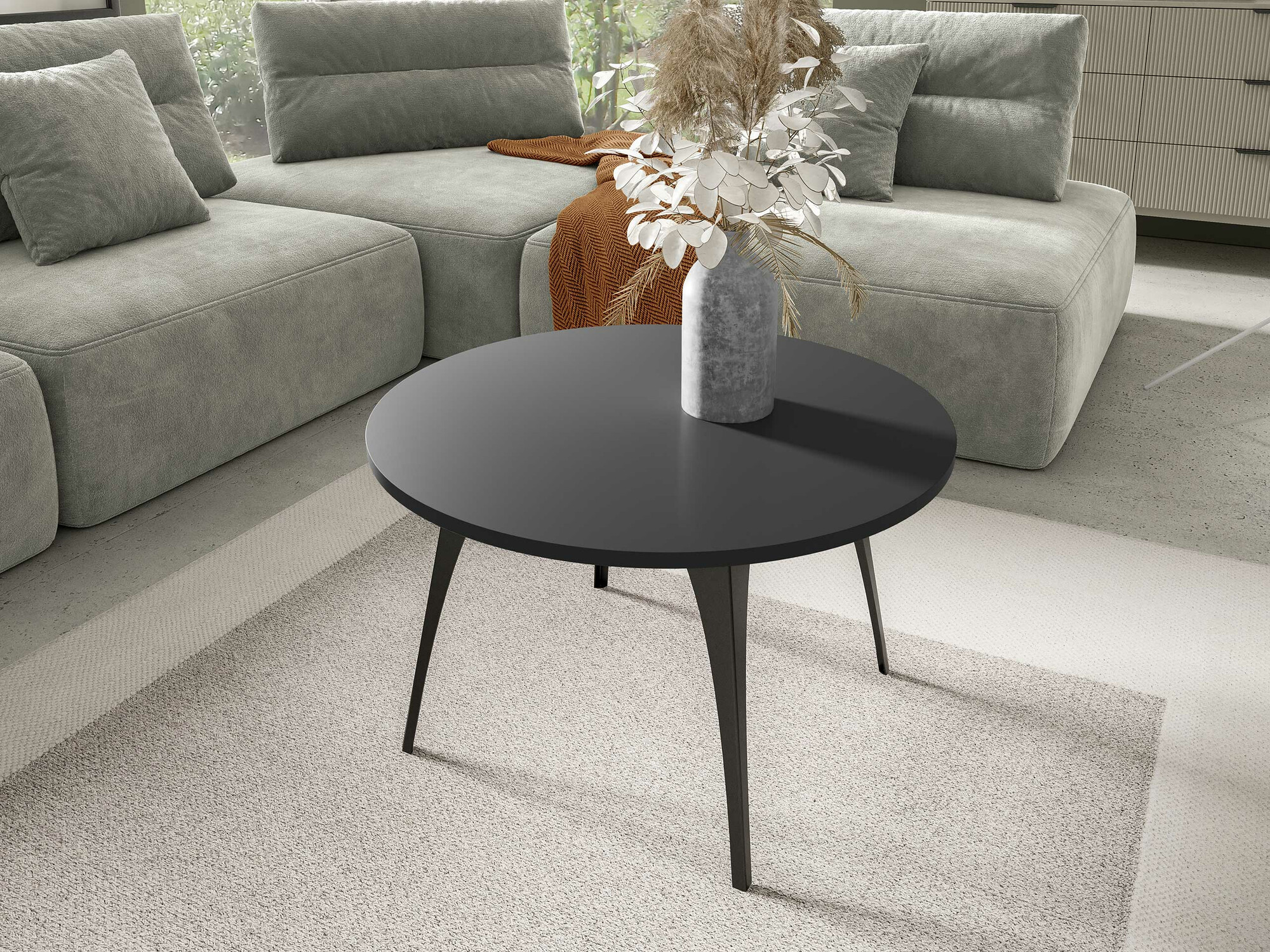 Stočić za kafu Oswego 126 (Crno)