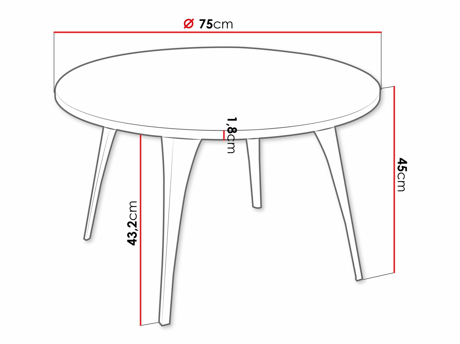 Stočić za kafu Oswego 126 (Zanatski zlatni hrast)