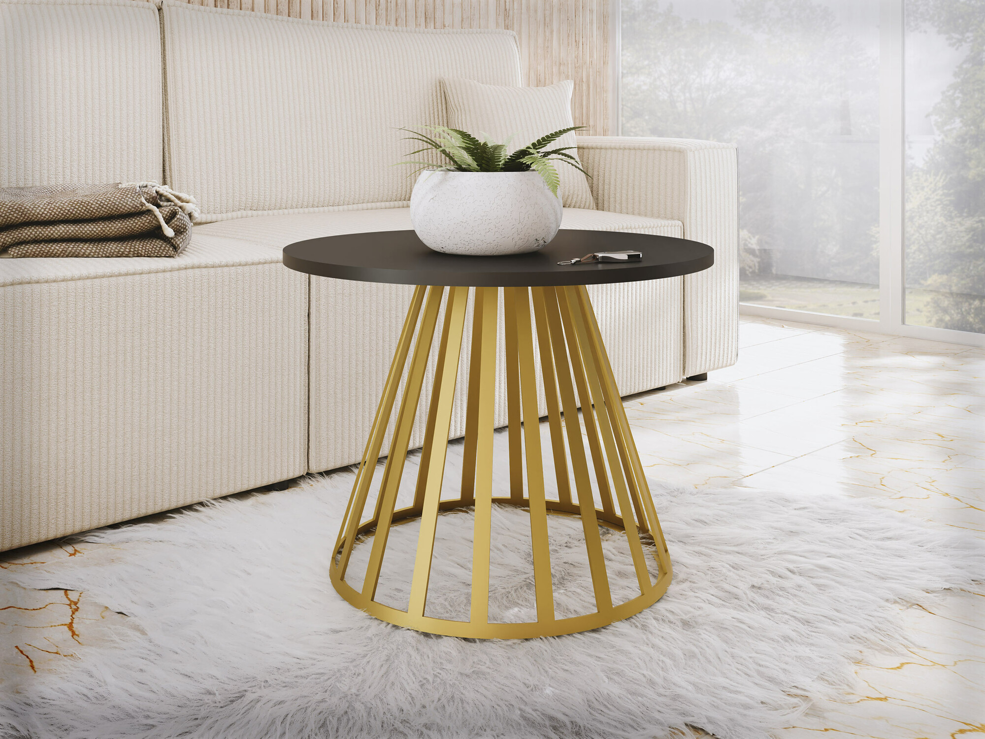 Stočić za kafu Oswego 130 (Crno)