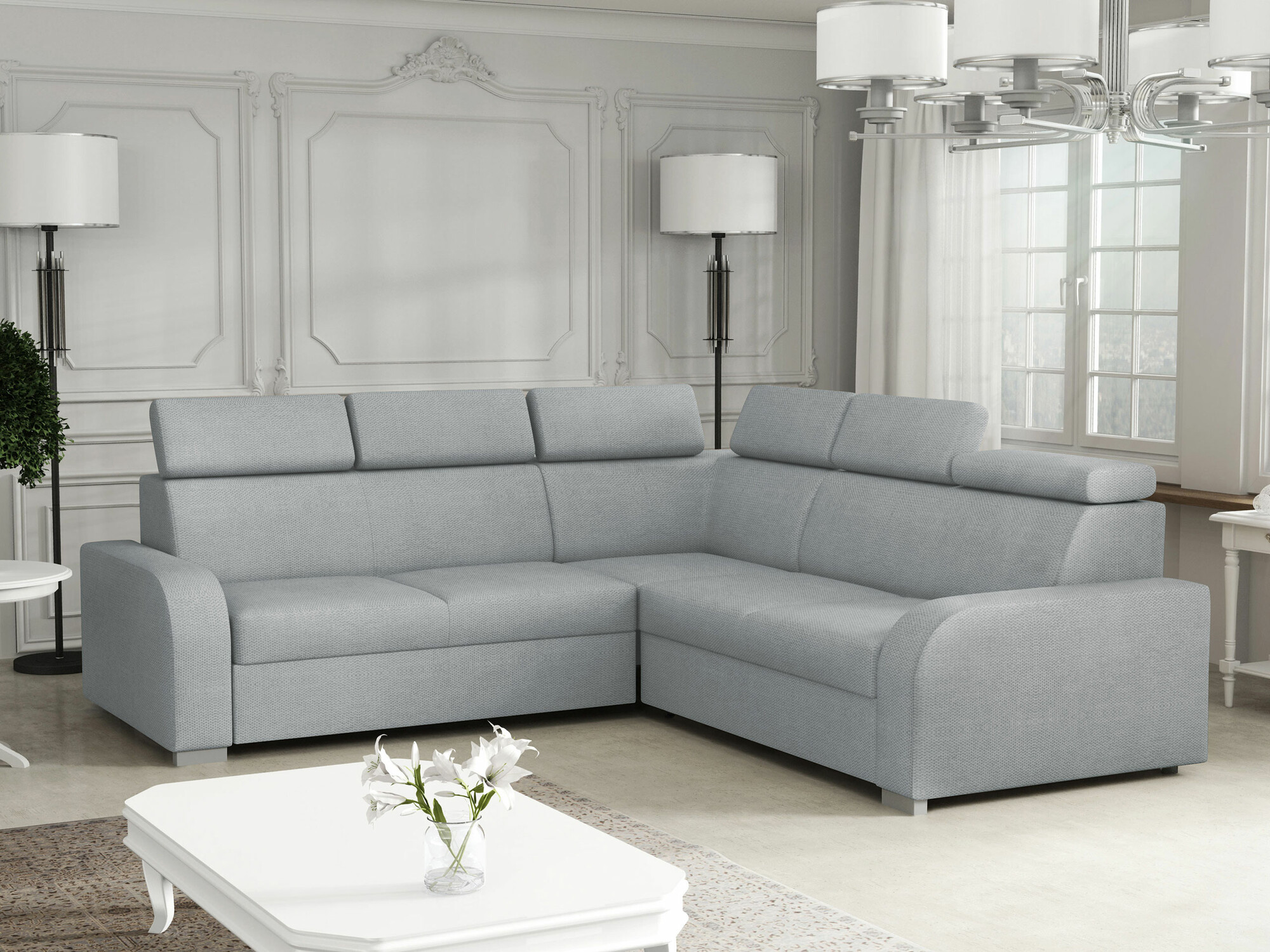 Ugaona sofa Etrcala 101 (Crown 17)