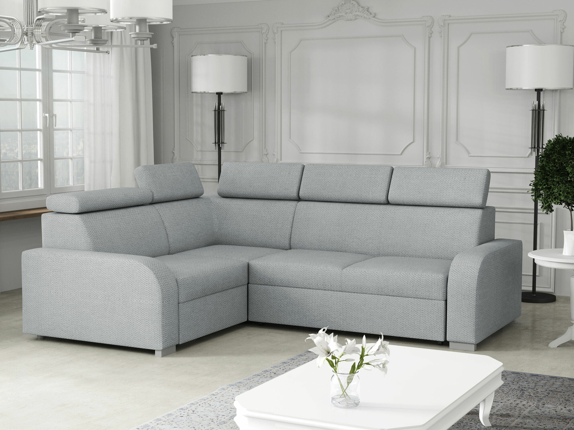 Ugaona sofa Etrcala 109 (Crown 17)