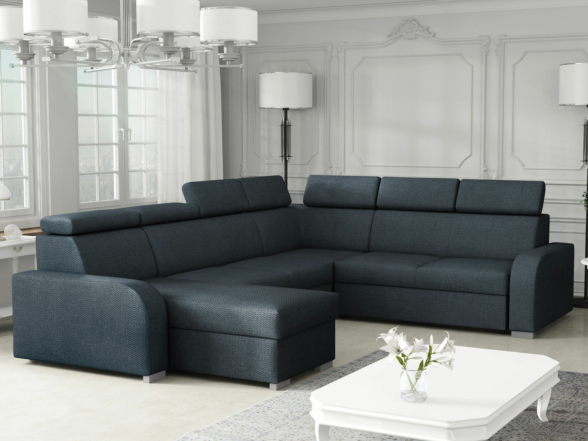 Ugaona sofa Etrcala 110 (Crown 15)