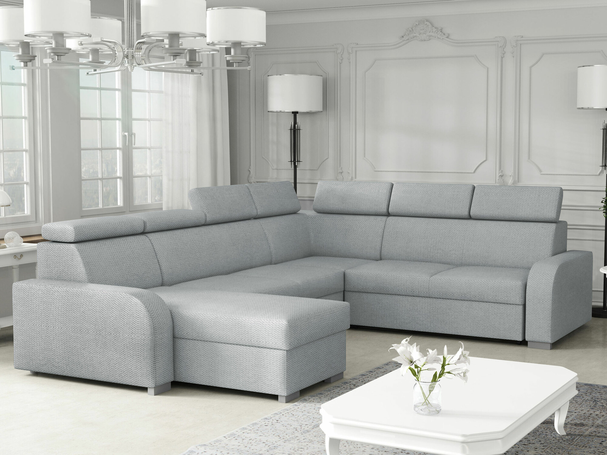 Ugaona sofa Etrcala 110 (Crown 17)
