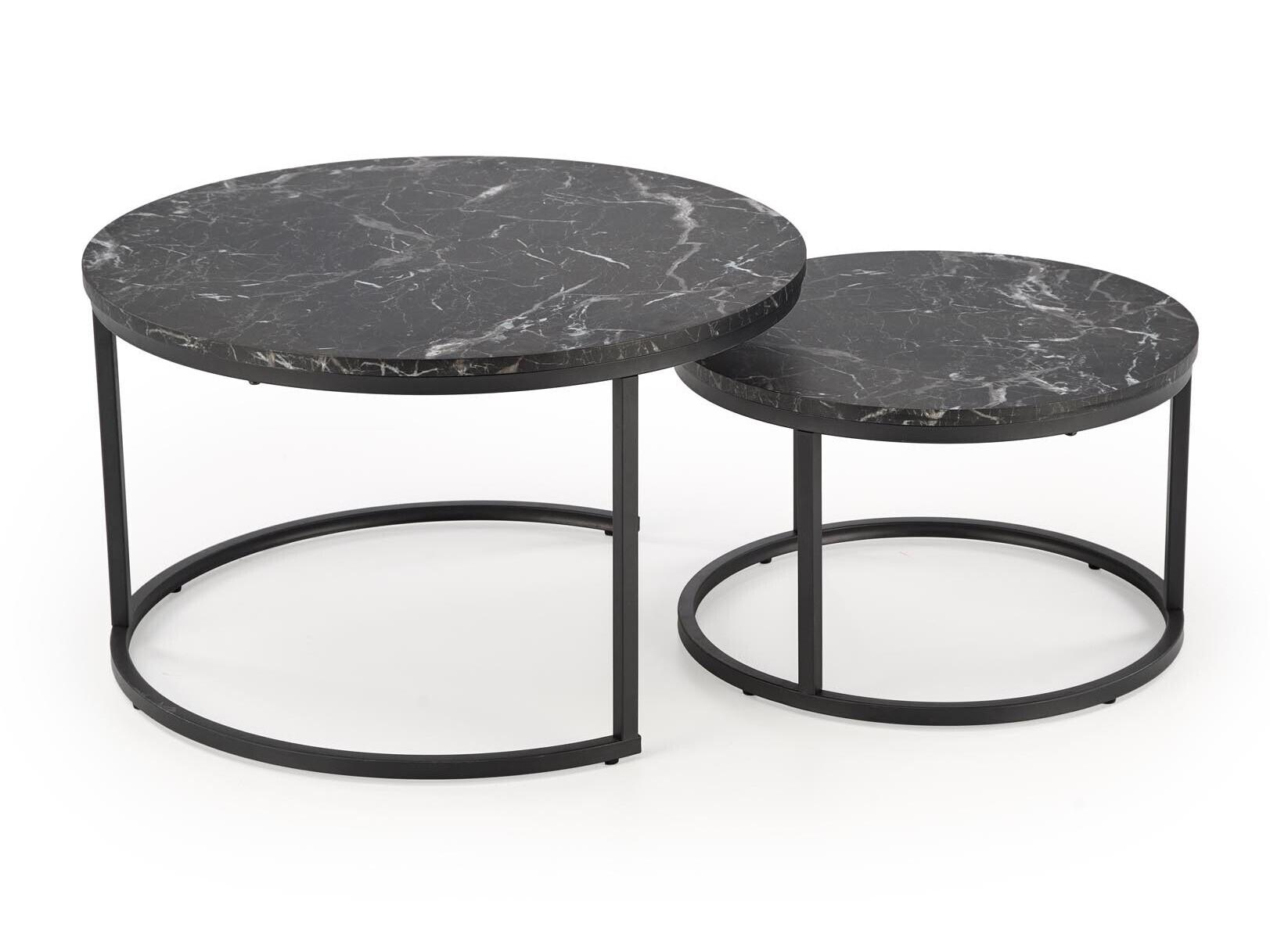 Set stočića za kafu Houston 1832 (Crni mermer)
