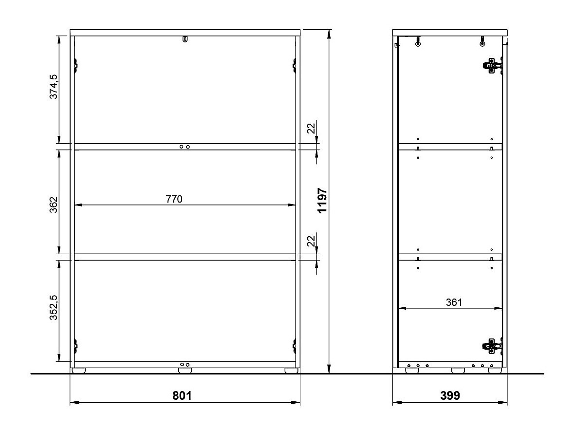 Ormarić Vesbeno 100 (Kašmir)