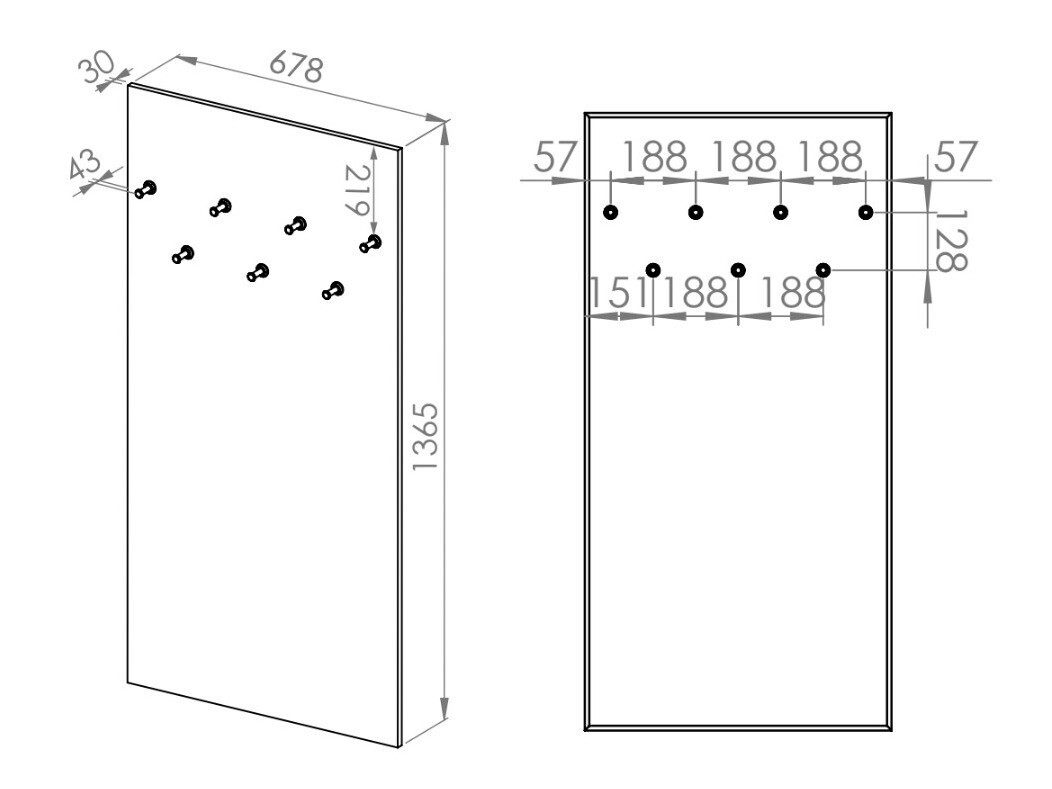Čiviluk Marmeli 121