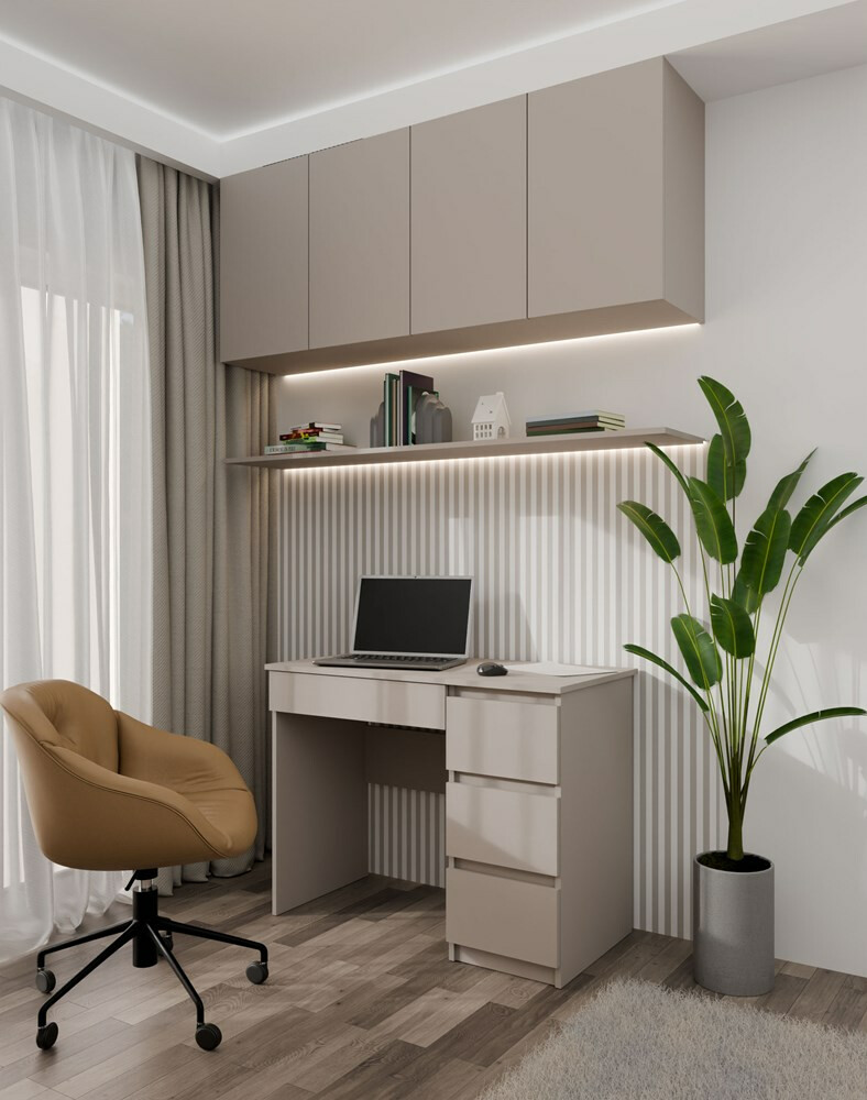 Kancelarijski sto Elbvelu 108 (Sivo)