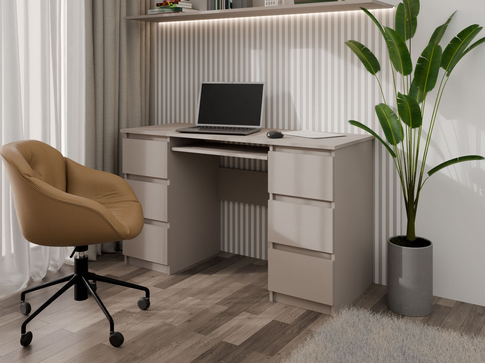 Kancelarijski sto Mandeville 178 (Sivo)