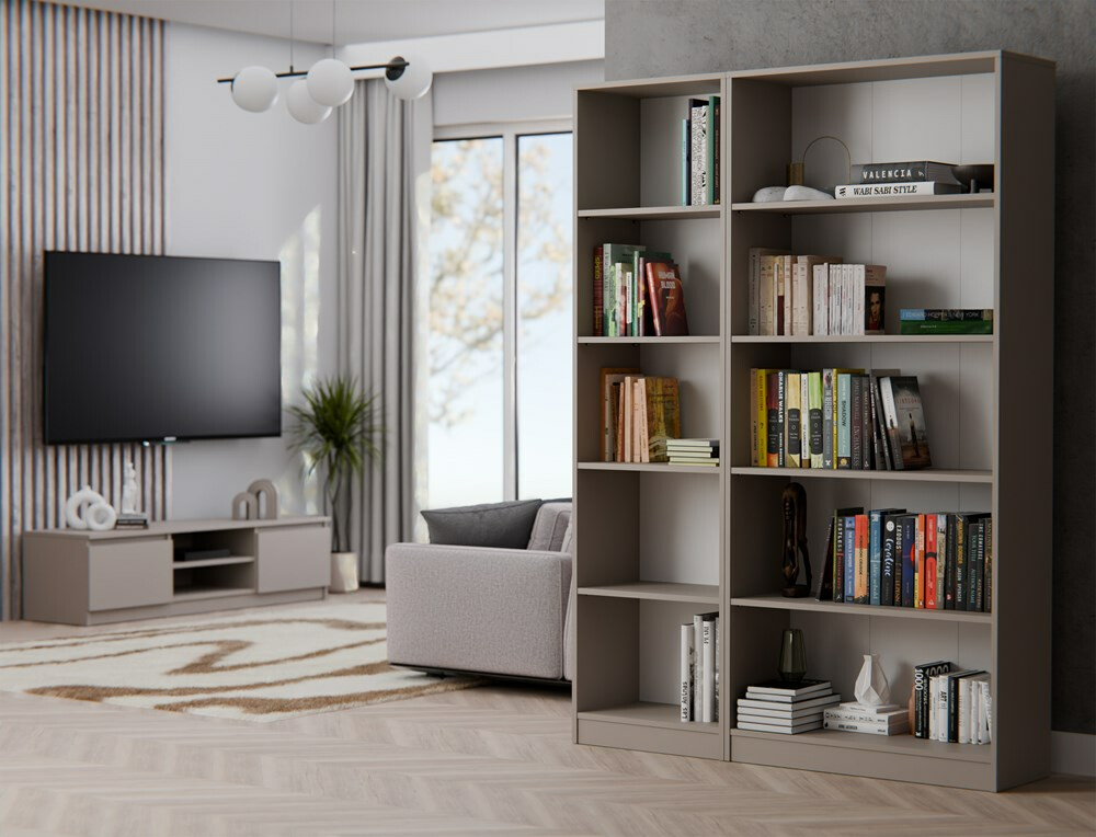 Polica Mandeville 188 (Sivo)