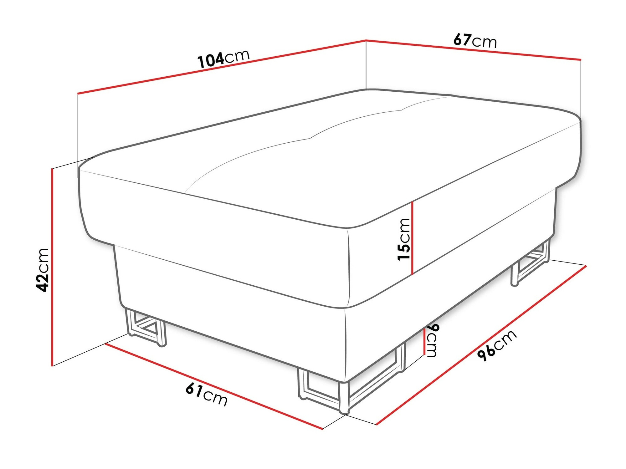 Tapacirana klupa Comfivo 238 (Muna 14 + Uttario Velvet 2980)