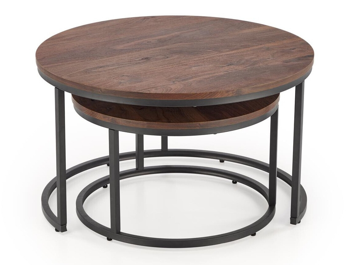 Set stočića za kafu Houston 1832 (Orah)