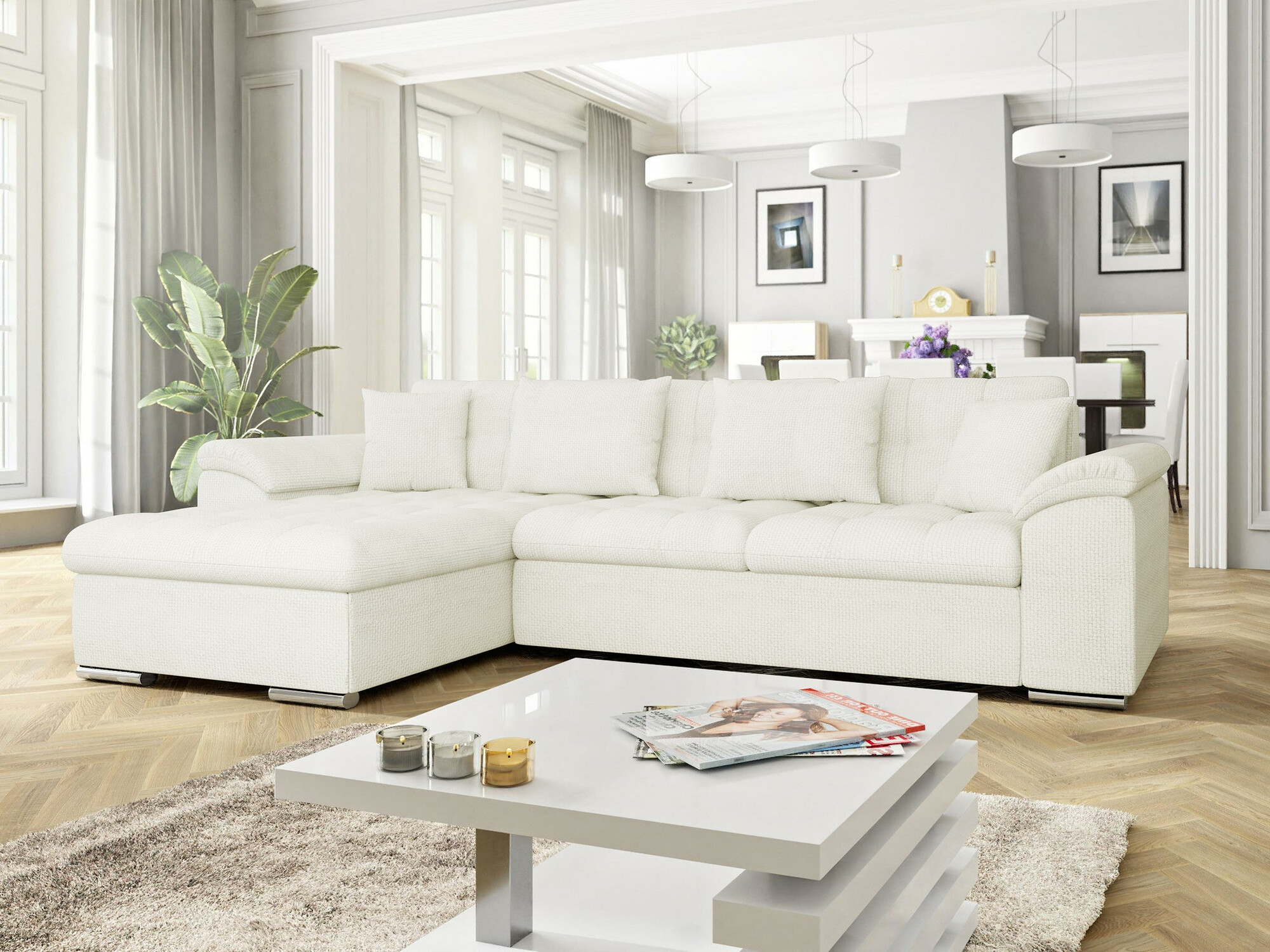 Ugaona sofa Comfivo 107 (Flow 6)