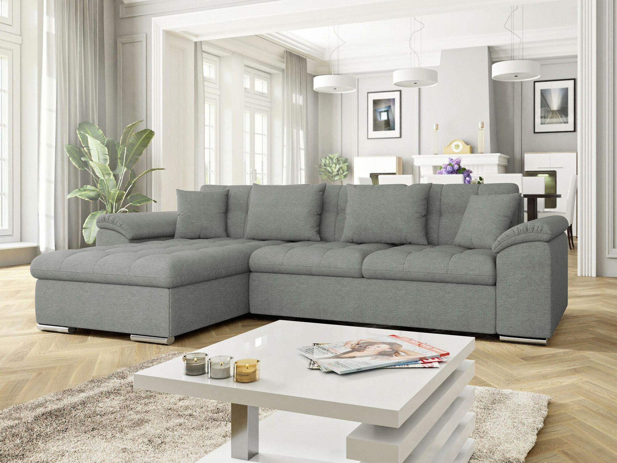 Ugaona sofa Comfivo 107 (Rico 12)