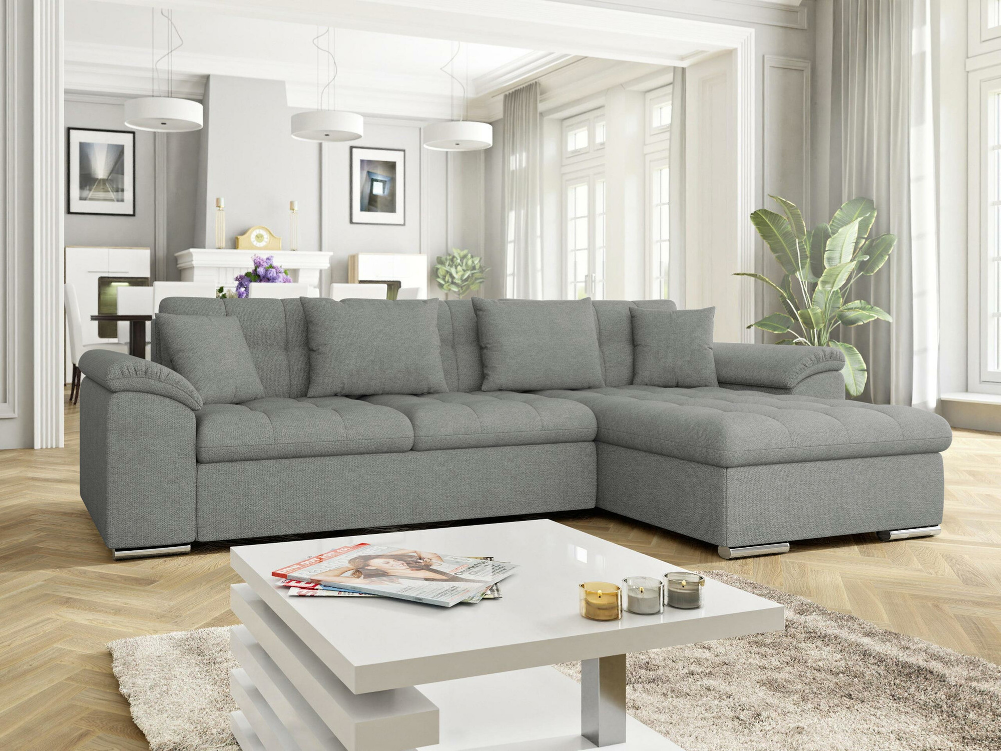 Ugaona sofa Comfivo 107 (Rico 12)