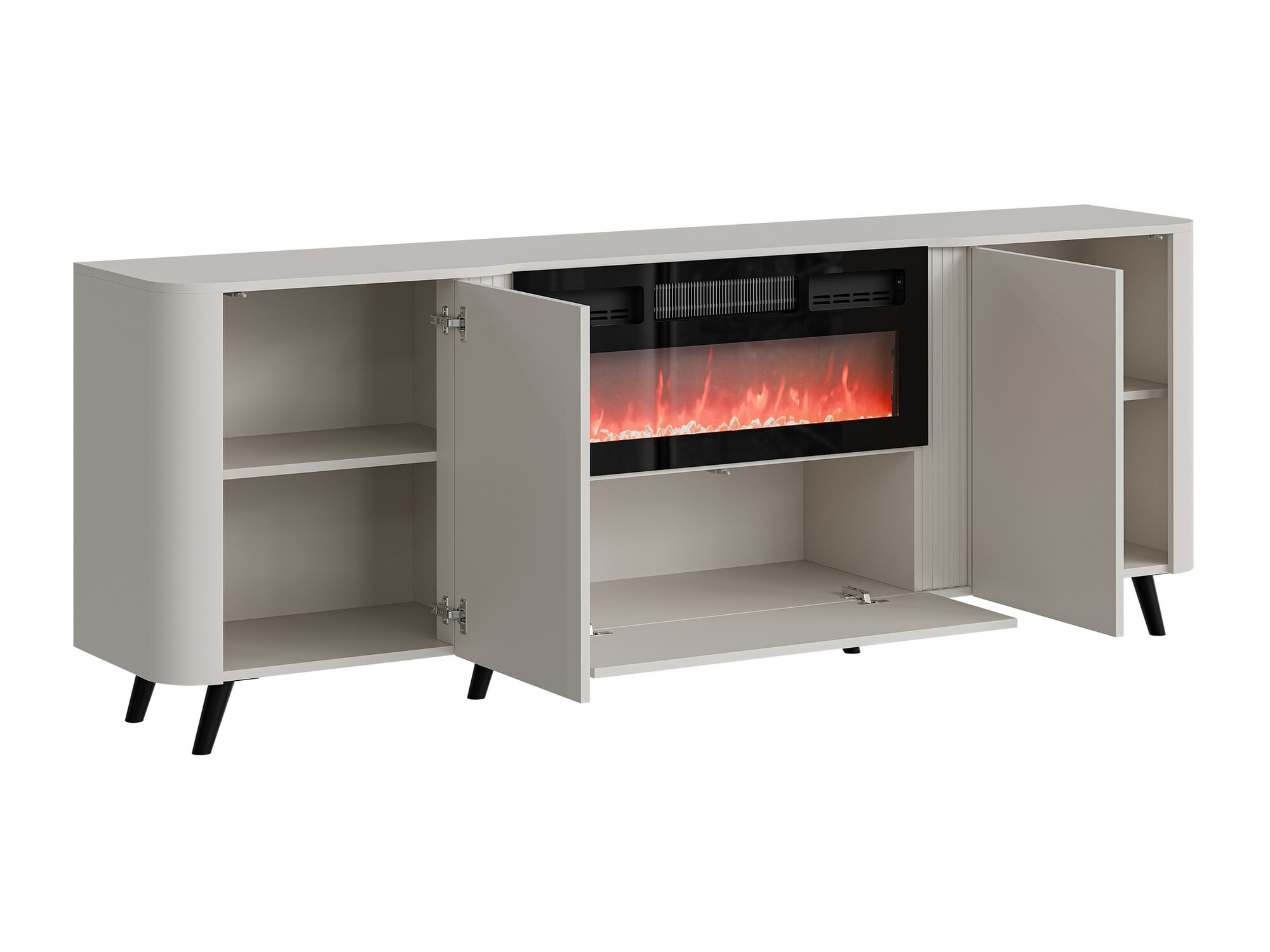 Ormarić Charlotte 202 (Crno)