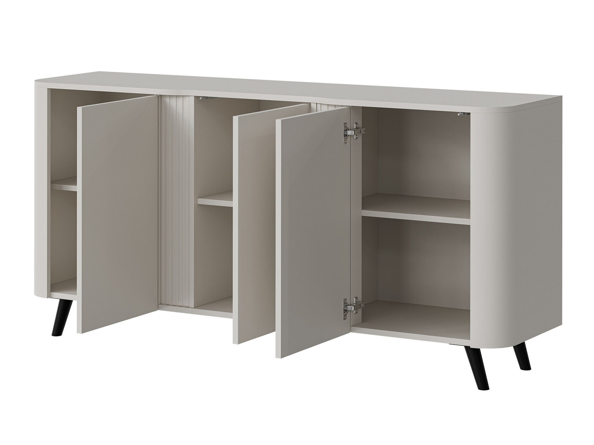 Set za dnevnu sobu Charlotte 204 (Crno + Crni mermer)