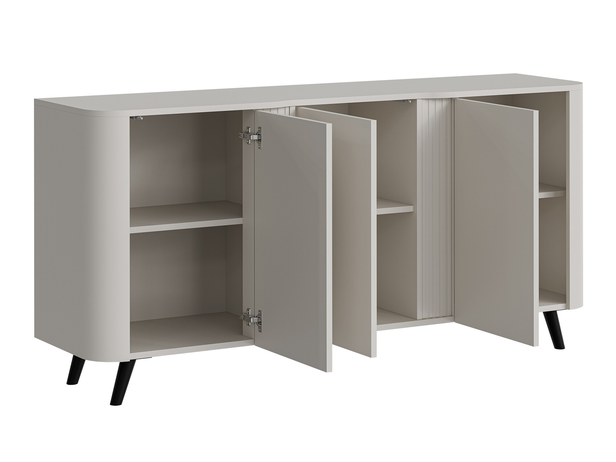 Set za dnevnu sobu Charlotte 204 (Crno)