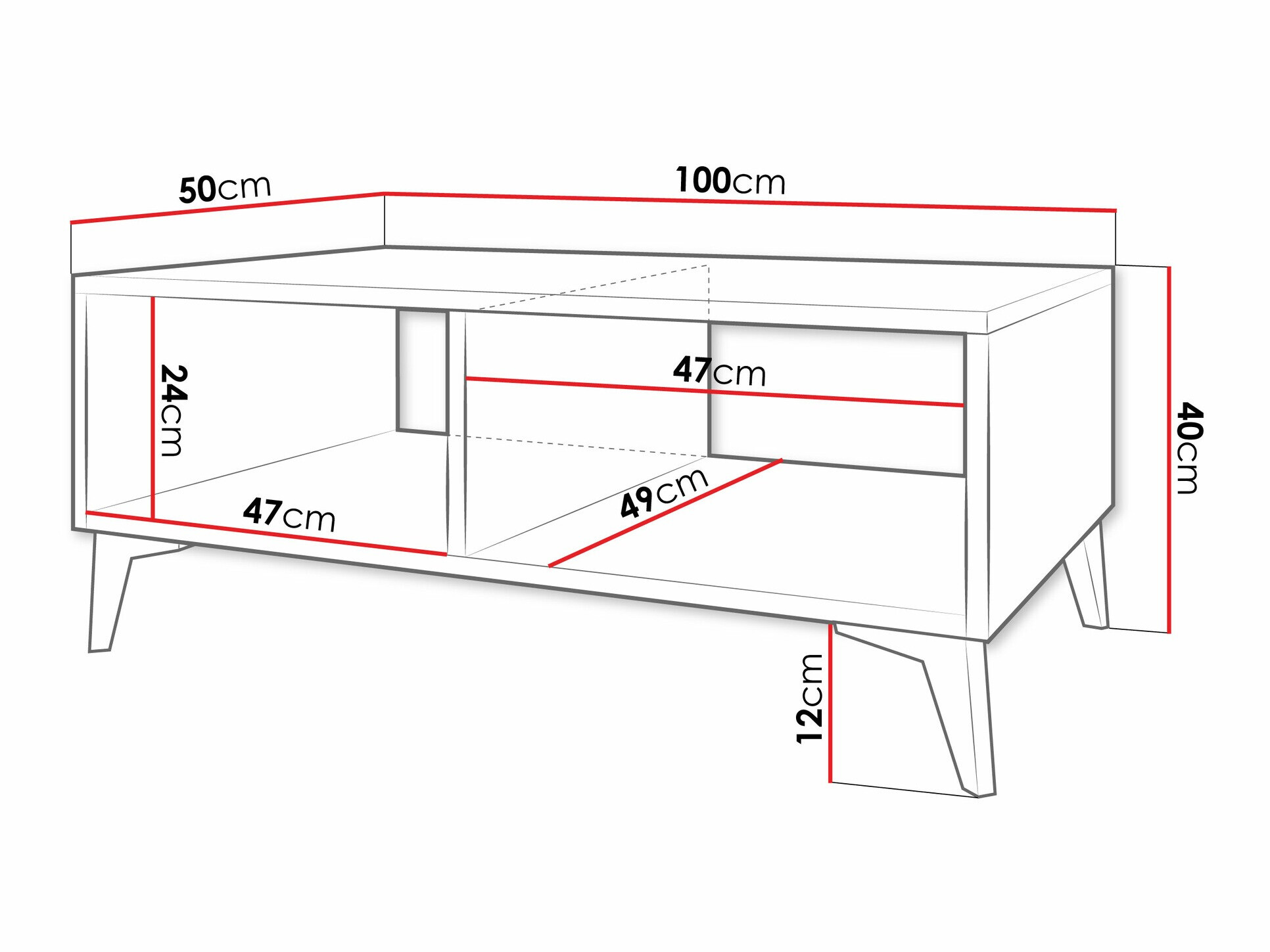 Stočić za kafu Comfivo Arbutus (Belo)
