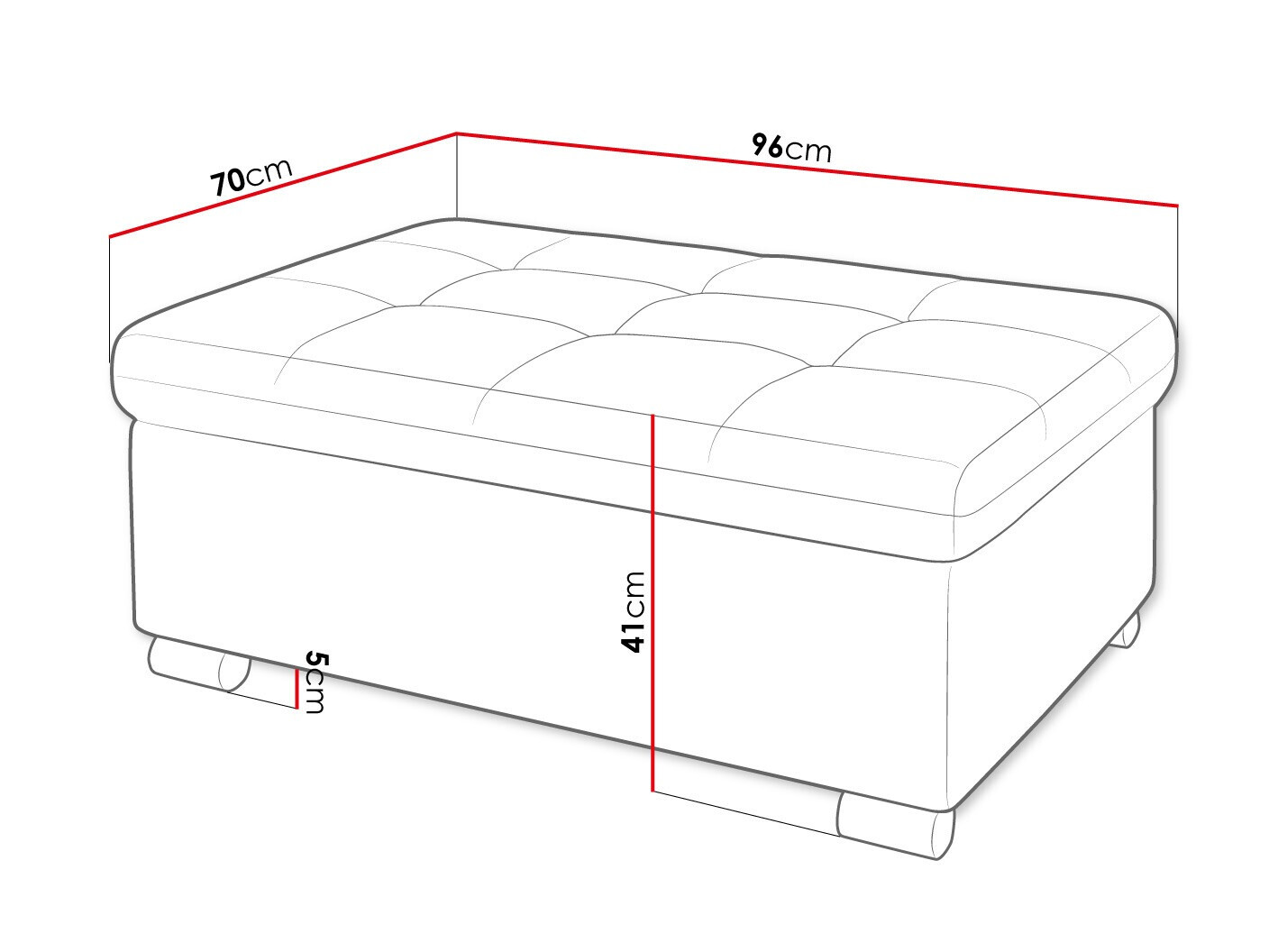 Tapacirana klupa Comfivo 118 (Flow 9)