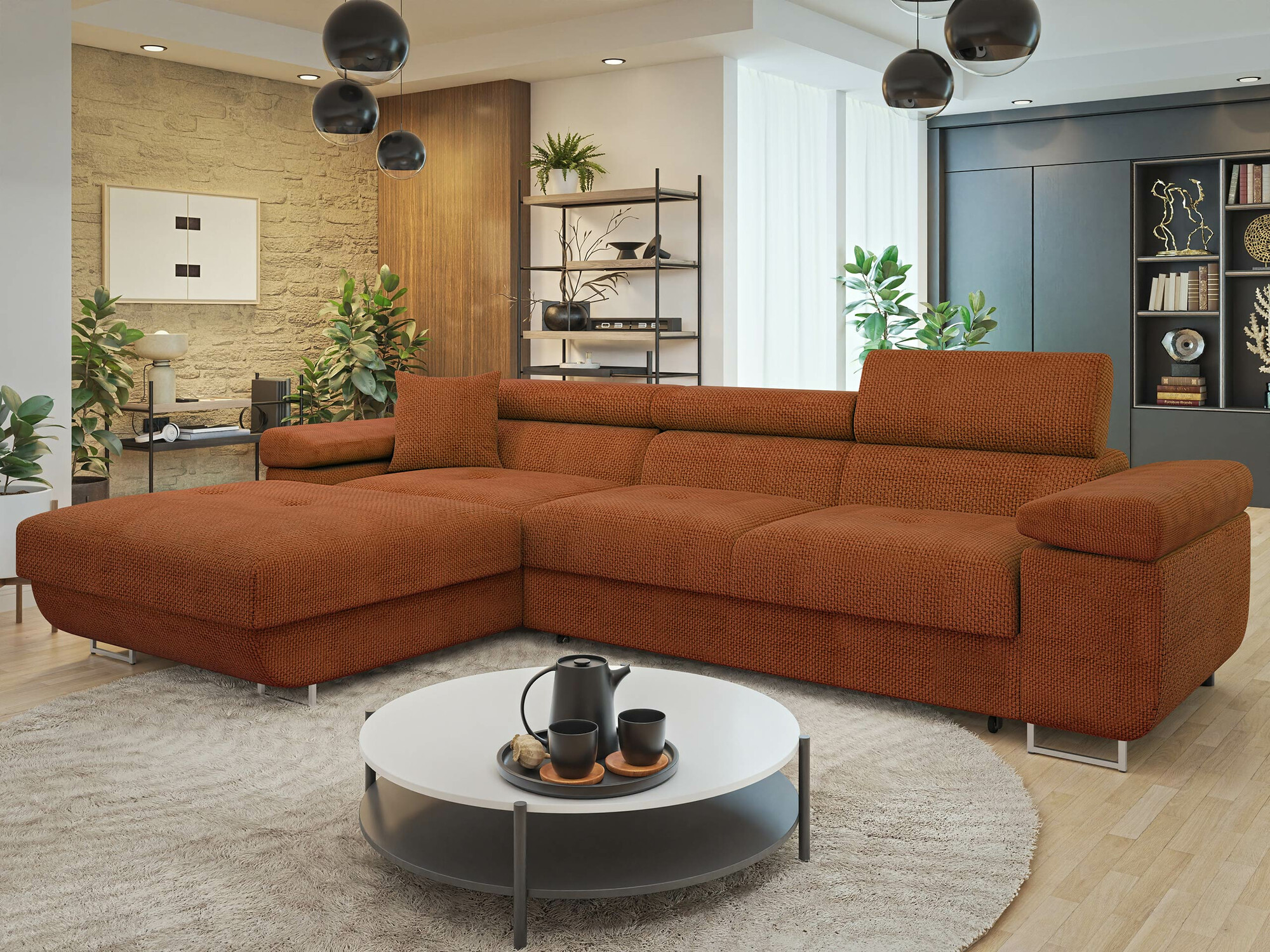Ugaona sofa Comfivo Eliferu 102 (Flow 09)