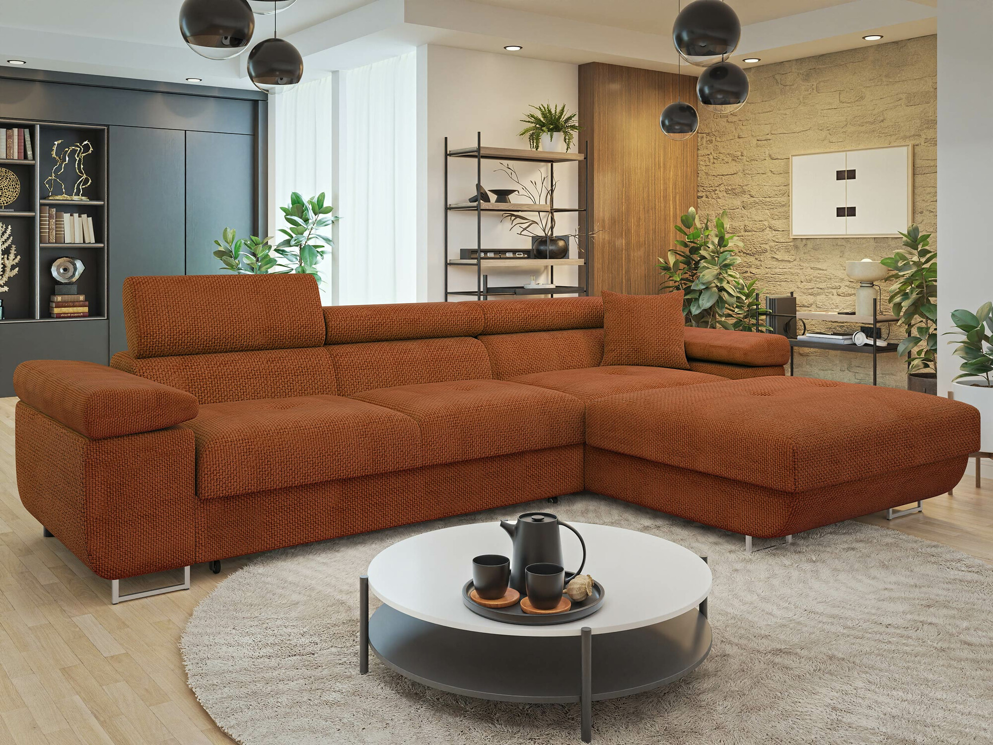 Ugaona sofa Comfivo Eliferu 102 (Flow 09)