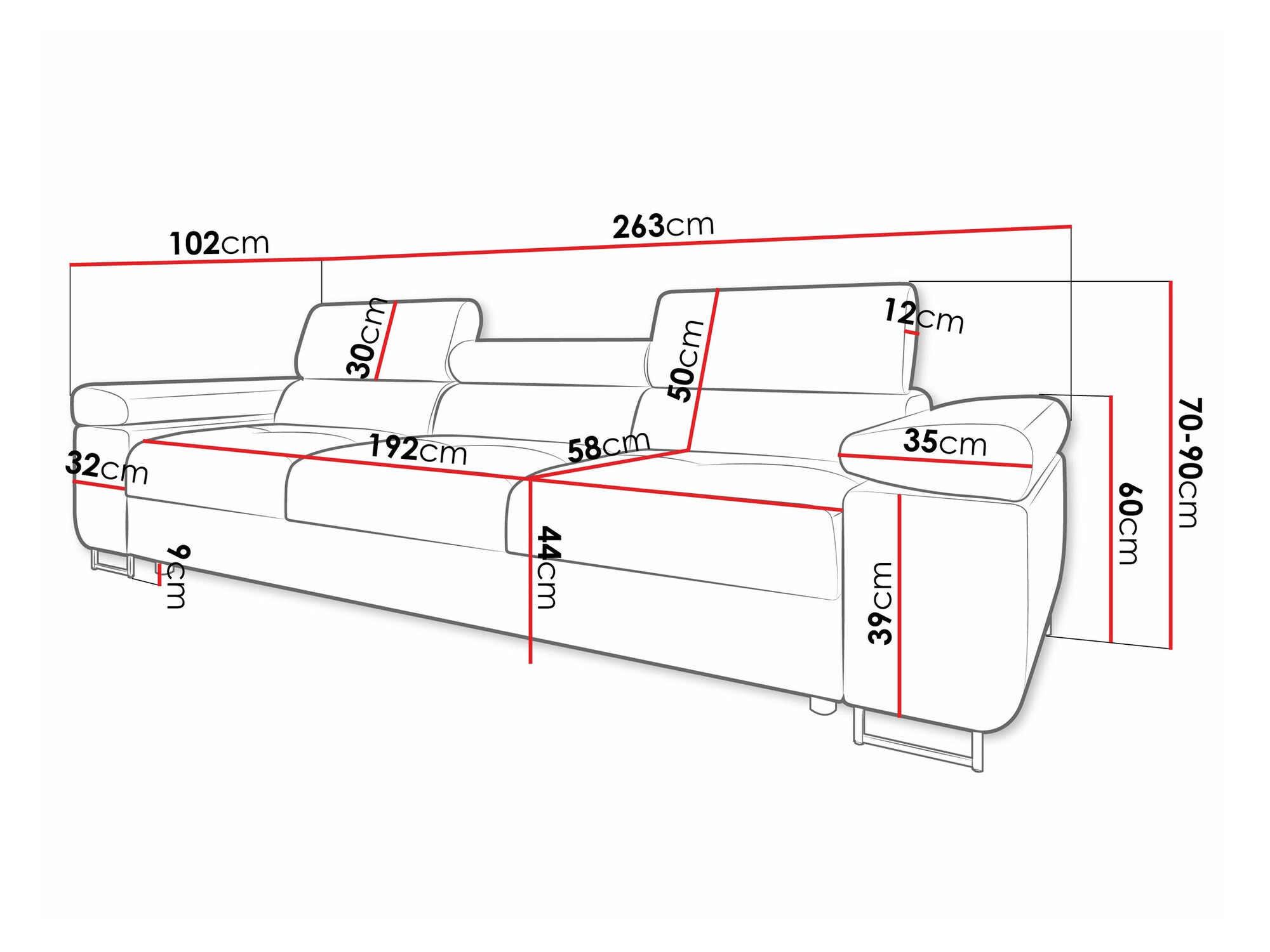 Sofa Comfivo Eliferu 104 (Wave 05)