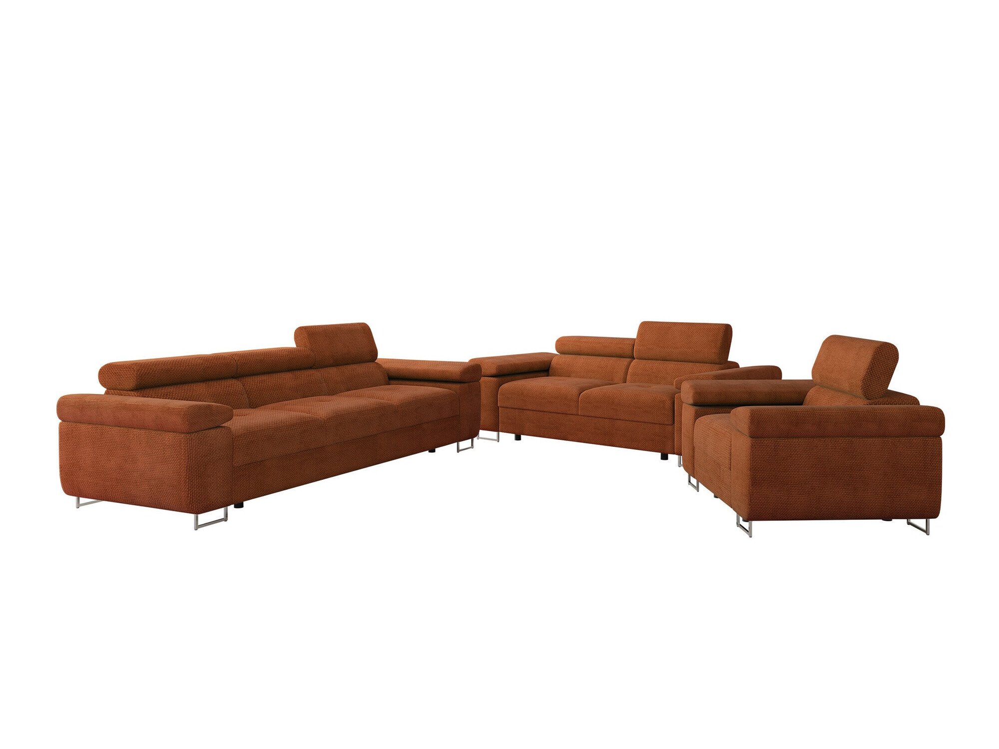 Tapaciran nameštaj set Comfivo Eliferu 107 (Flow 09)