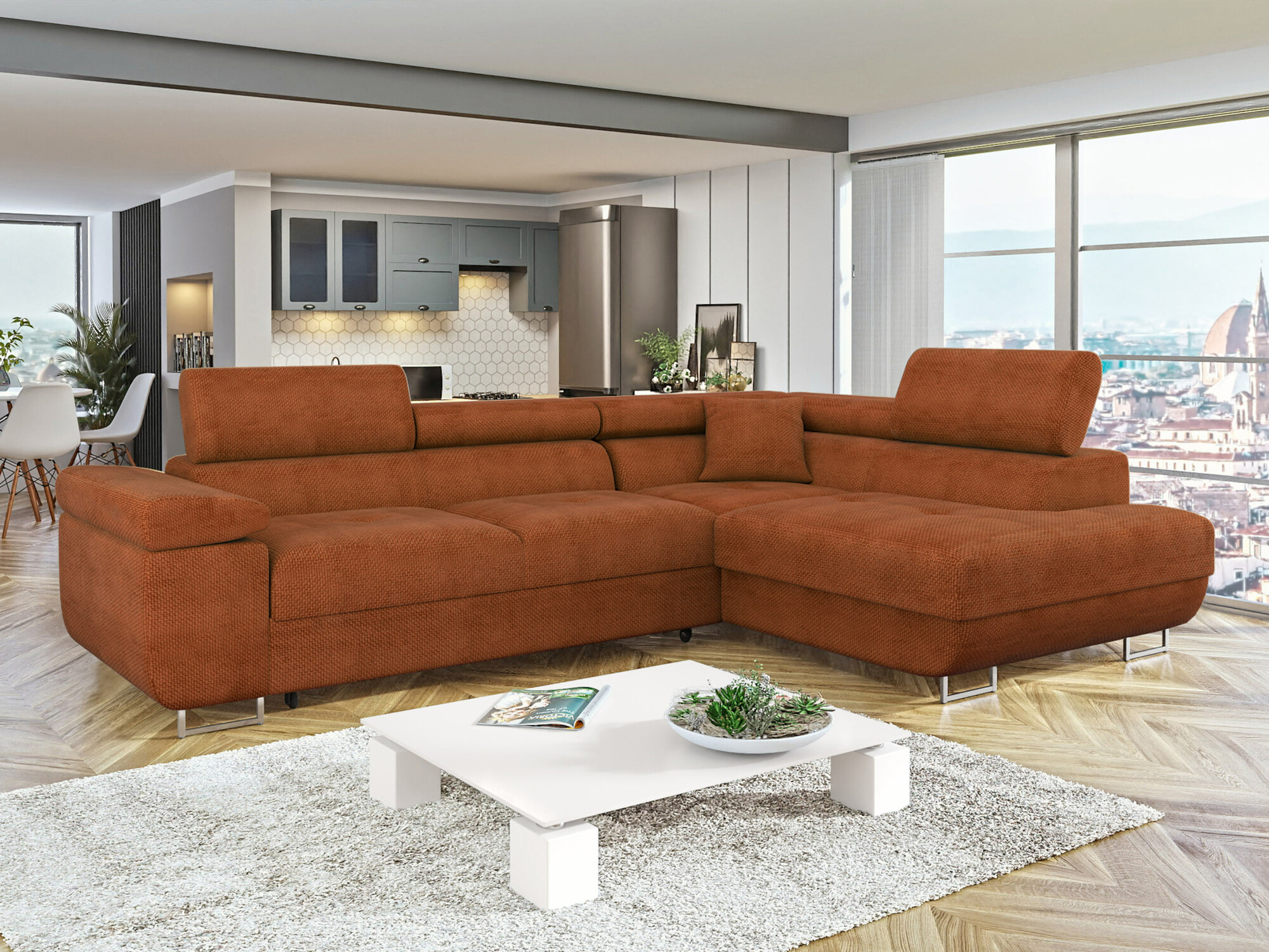 Ugaona sofa Comfivo Eliferu 100 (Flow 09)