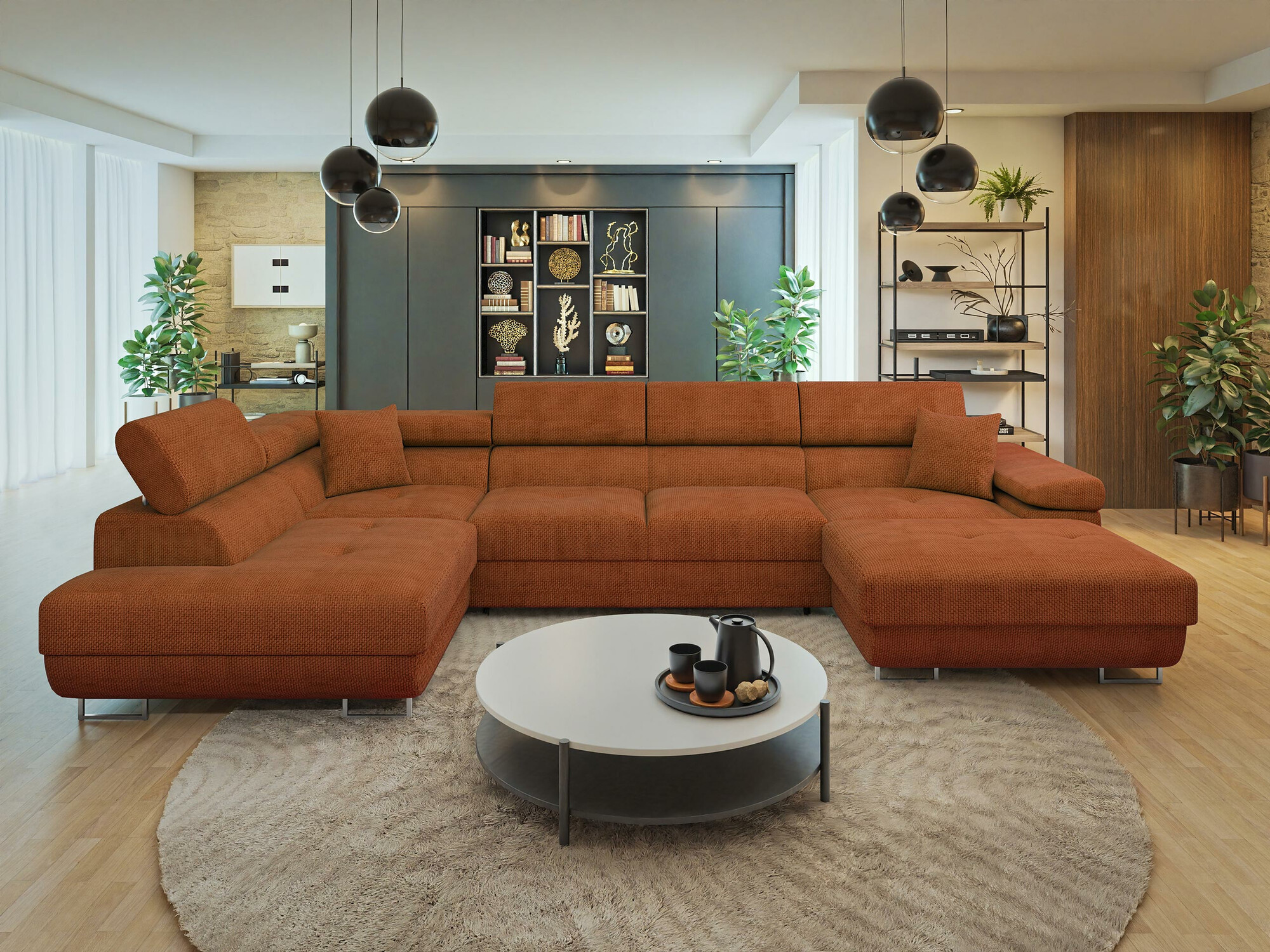 Ugaona sofa Comfivo Eliferu 103 (Flow 09)