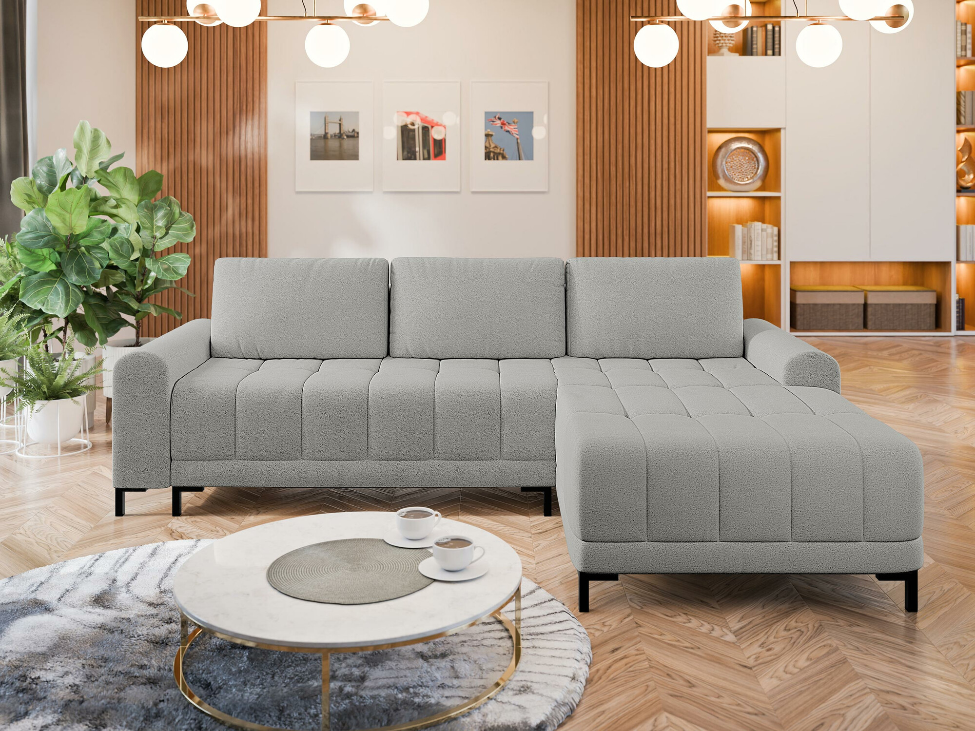 Ugaona sofa Stonecrest 100 (Velo 633)