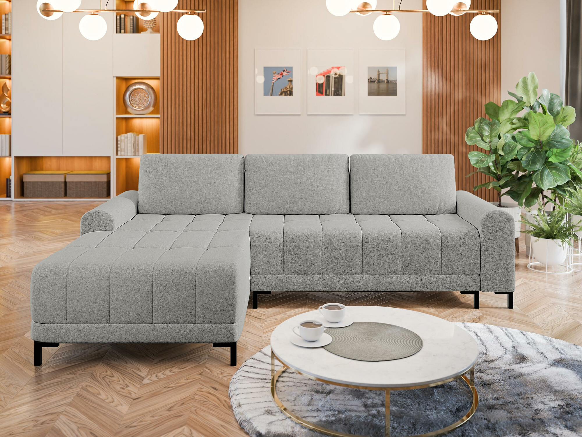 Ugaona sofa Stonecrest 100 (Velo 633)