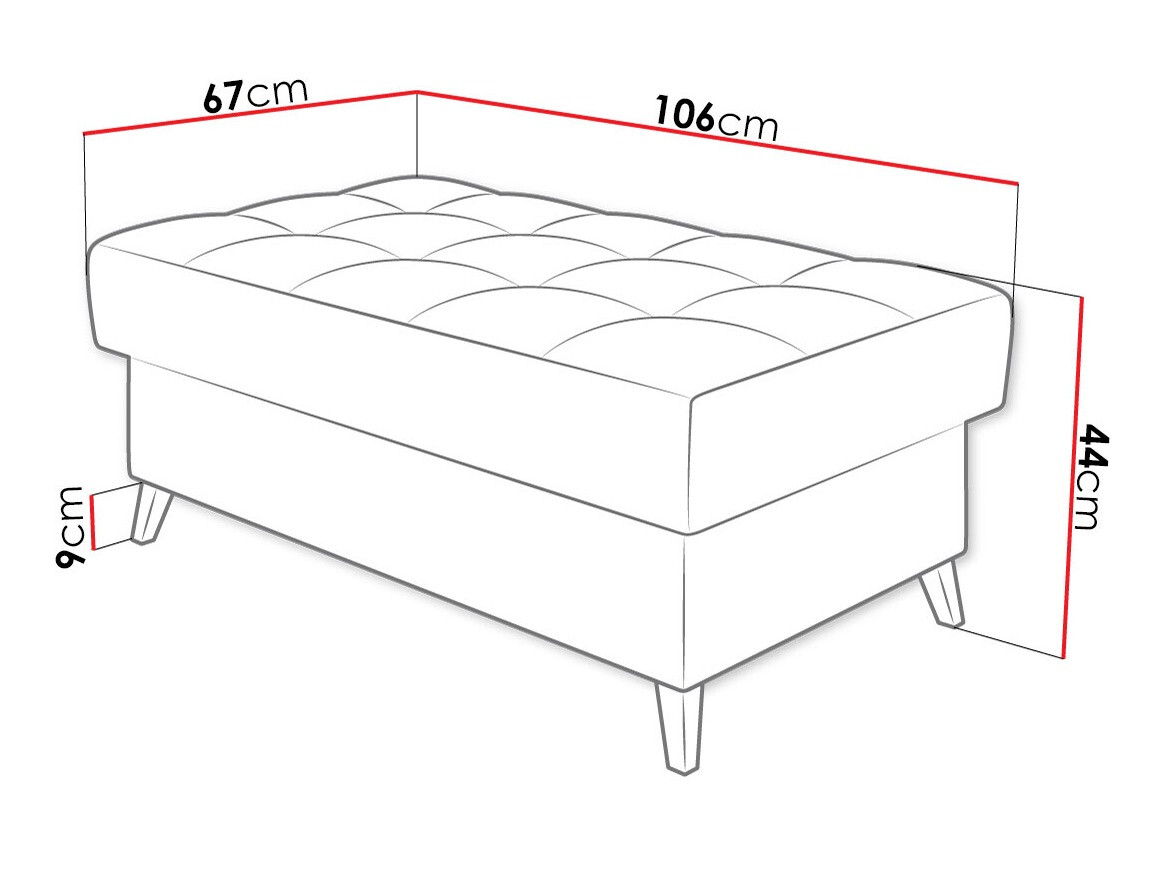 Tapacirana klupa Comfivo 236 (Wave 09)