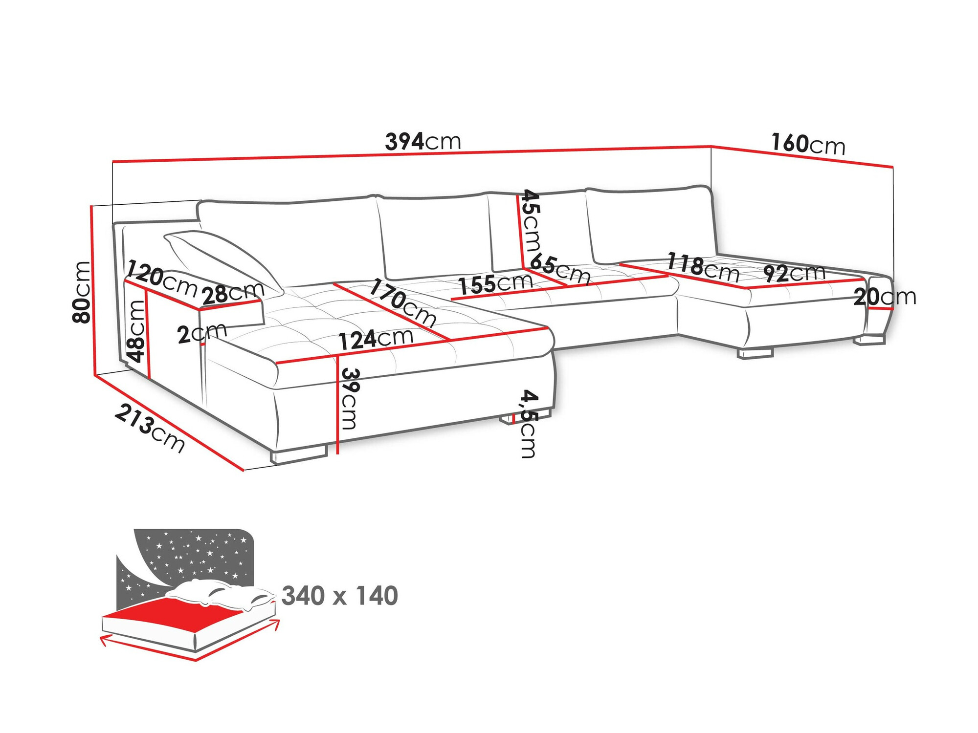 Ugaona sofa Comfivo 106 (Wave 05)