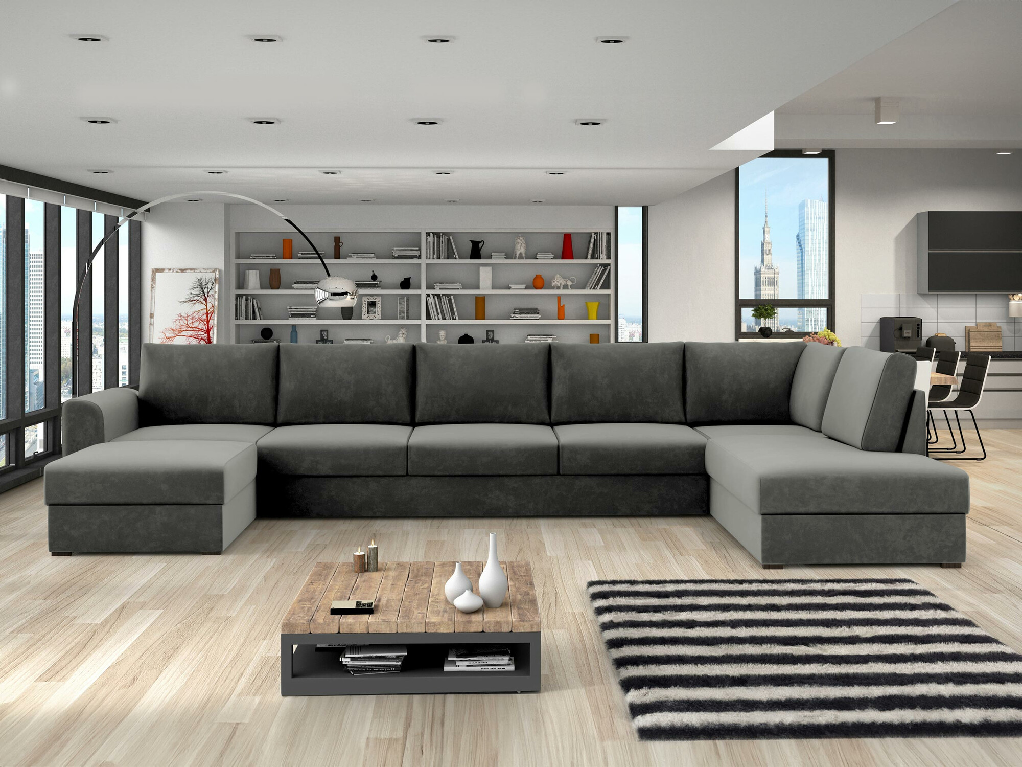 Ugaona sofa Comfivo 191 (Magic Velvet 2217)