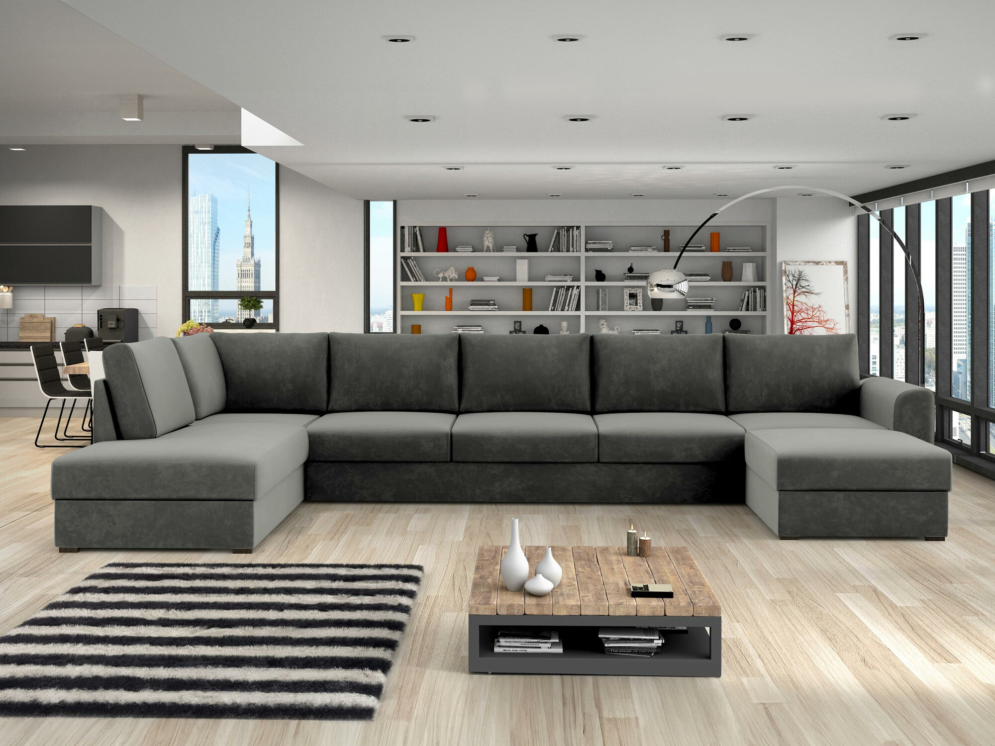 Ugaona sofa Comfivo 191 (Magic Velvet 2217)