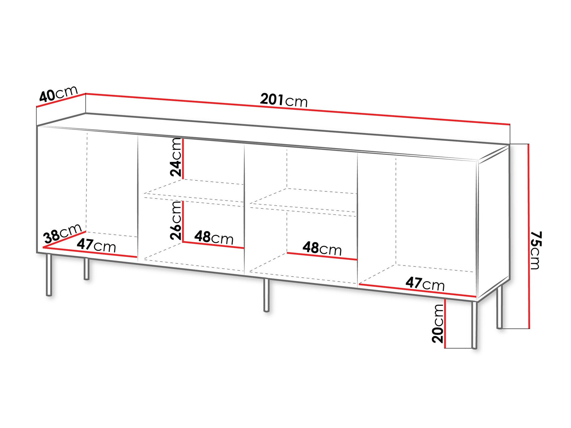 Ormarić Evavese 101 (Bež)