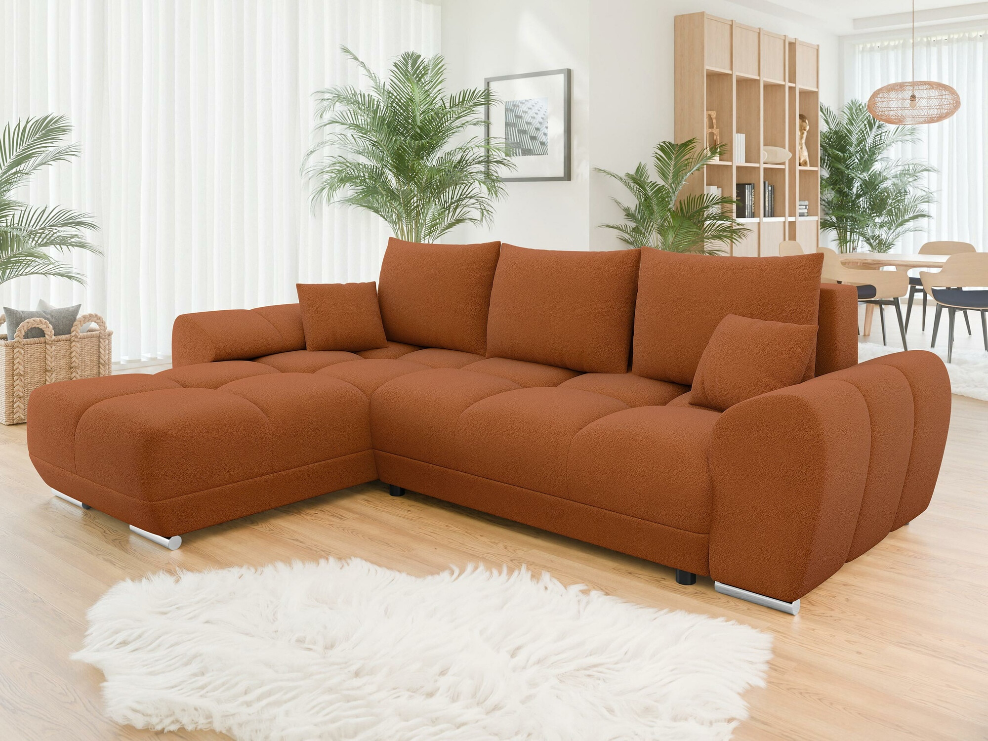 Ugaona sofa Camden 100 (Velo 627)