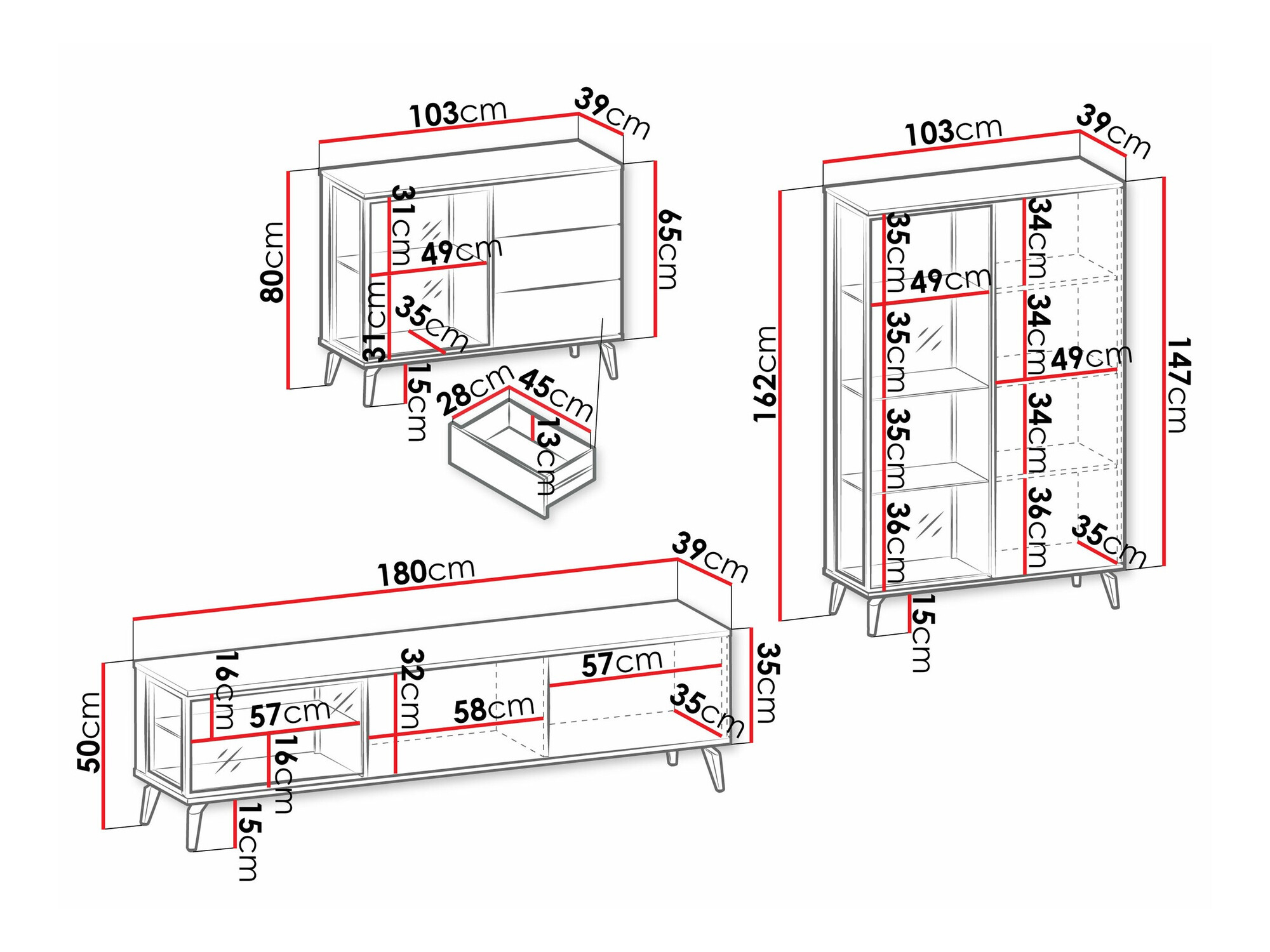 Set za dnevnu sobu Salcira 104