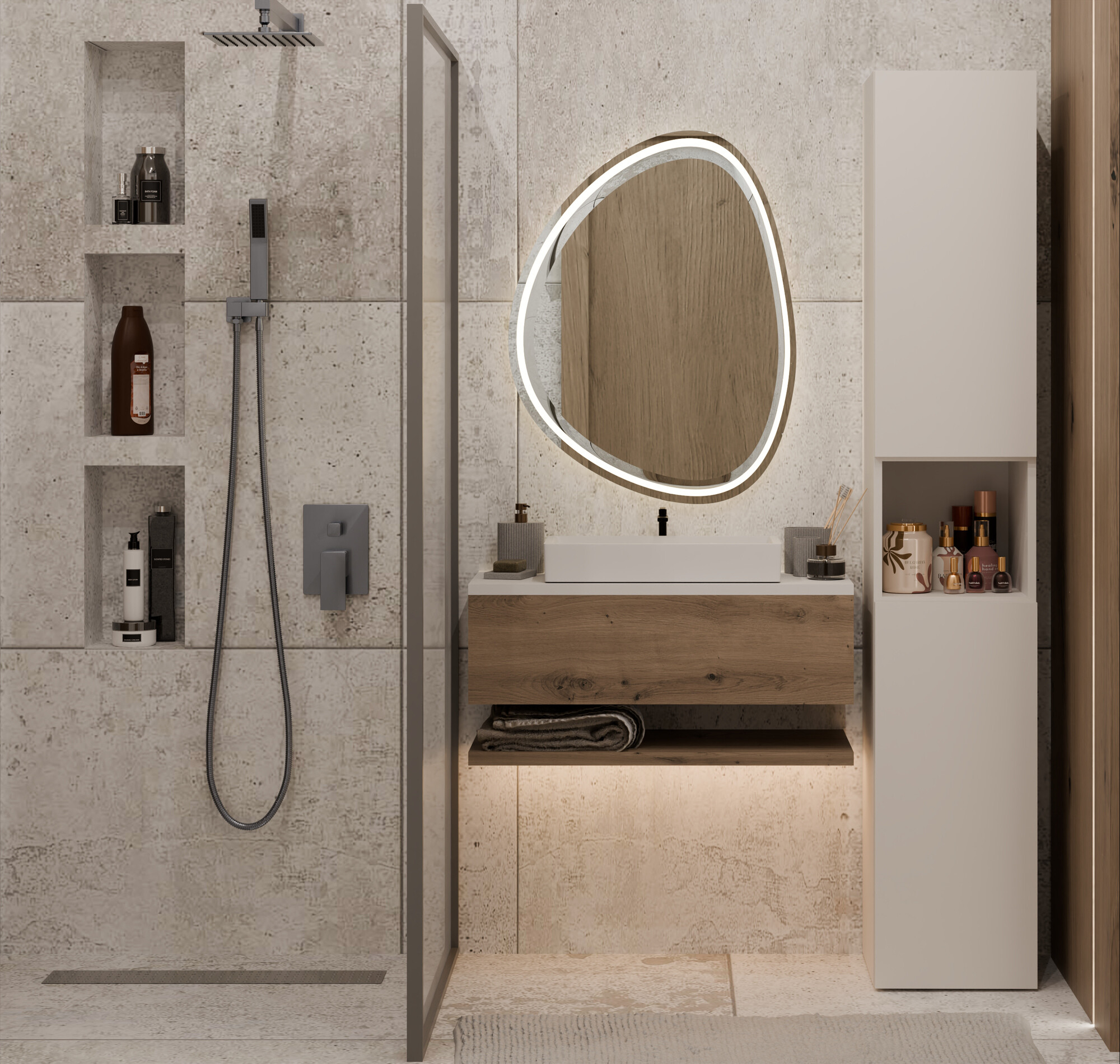 Ormarić za kupatilo Nolmaru 104 (Kašmir)