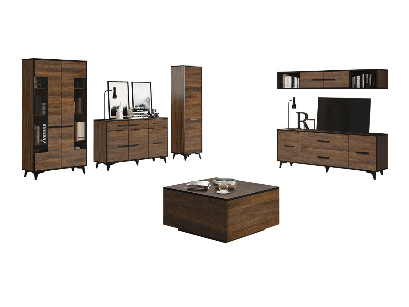 Set za dnevnu sobu Avimora 112 (Orah)