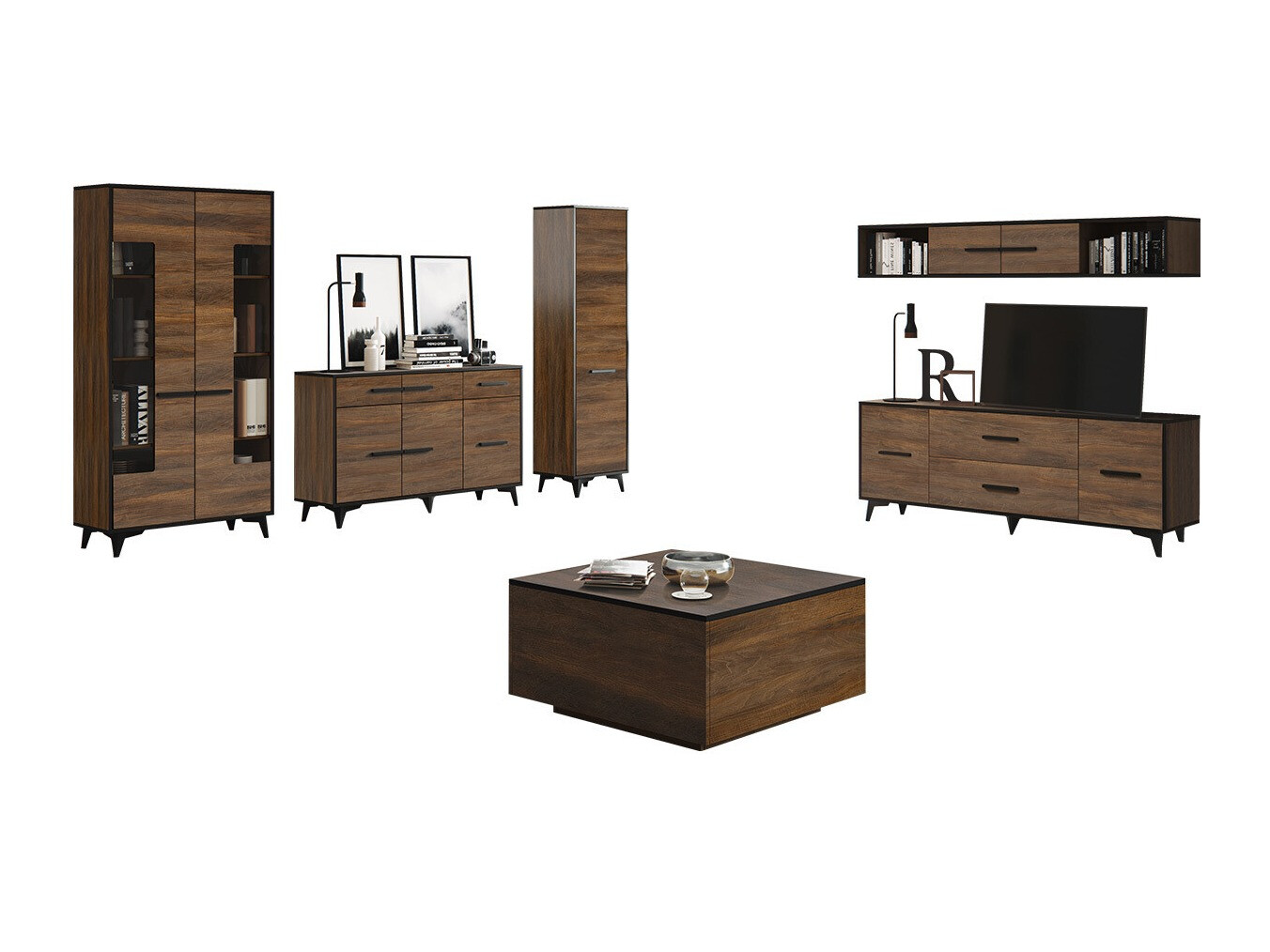 Set za dnevnu sobu Avimora 112 (Orah)