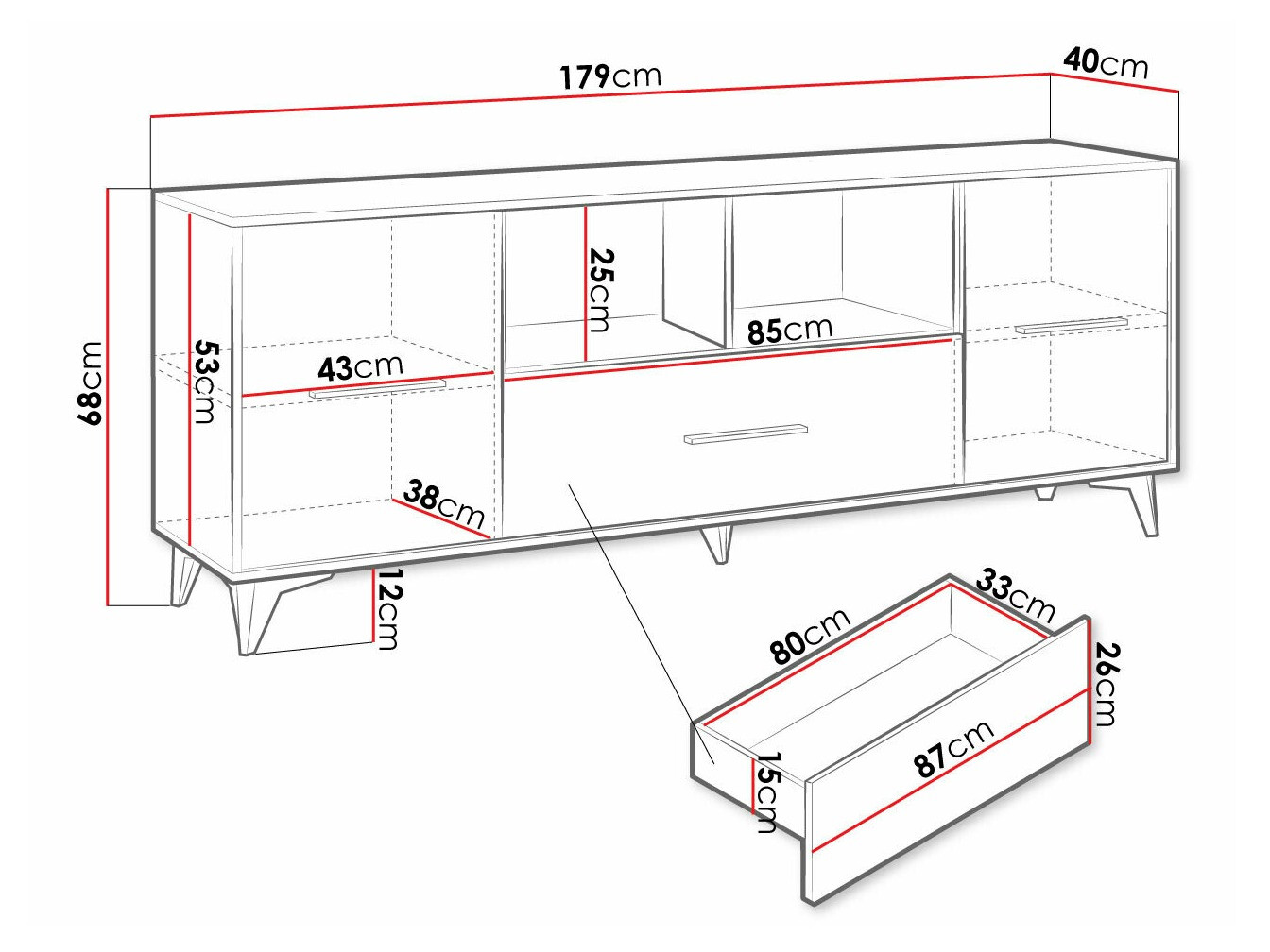 TV sto Avimora 110 (Orah)